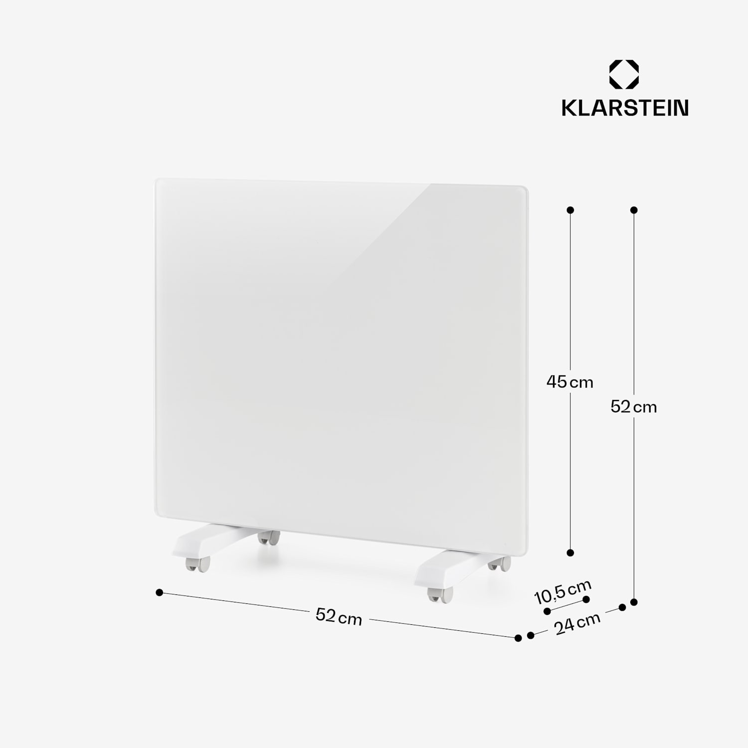 Bornholm Single, konvektor, konvekcijski grelnik, termostat, časovnik, 1000 W, bela 1000 W | Ne | Bela