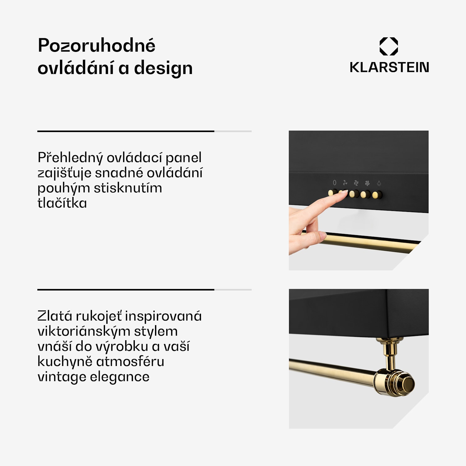 Montblanc 60, digestoř, 60 cm, nástěnná, 610 m³/h, LED, lišta, černá 