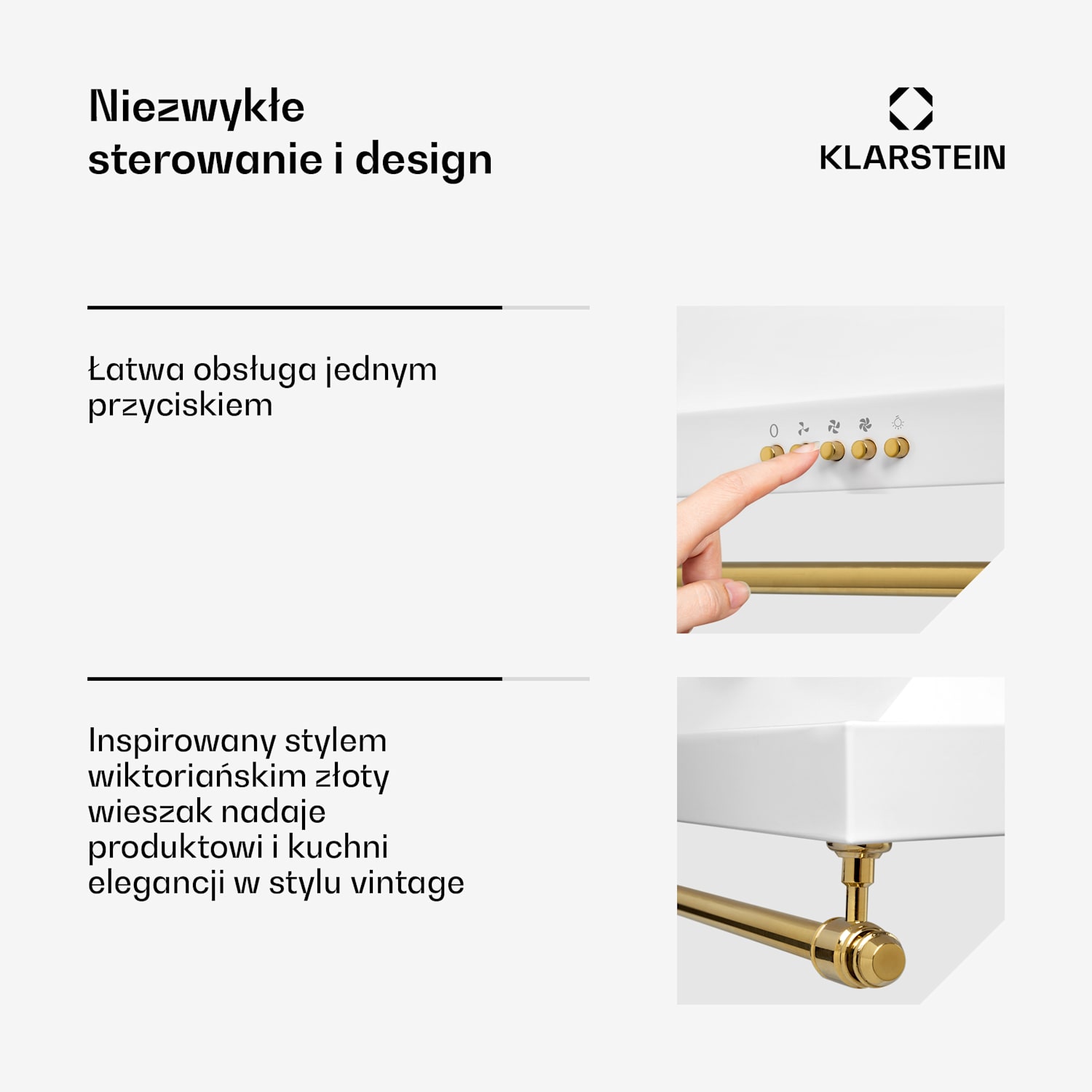 Montblanc 60, okap kuchenny przyścienny, 60 cm, 610 m³/h, 165 W, 2 x 1,5 W, LED, reling Biały