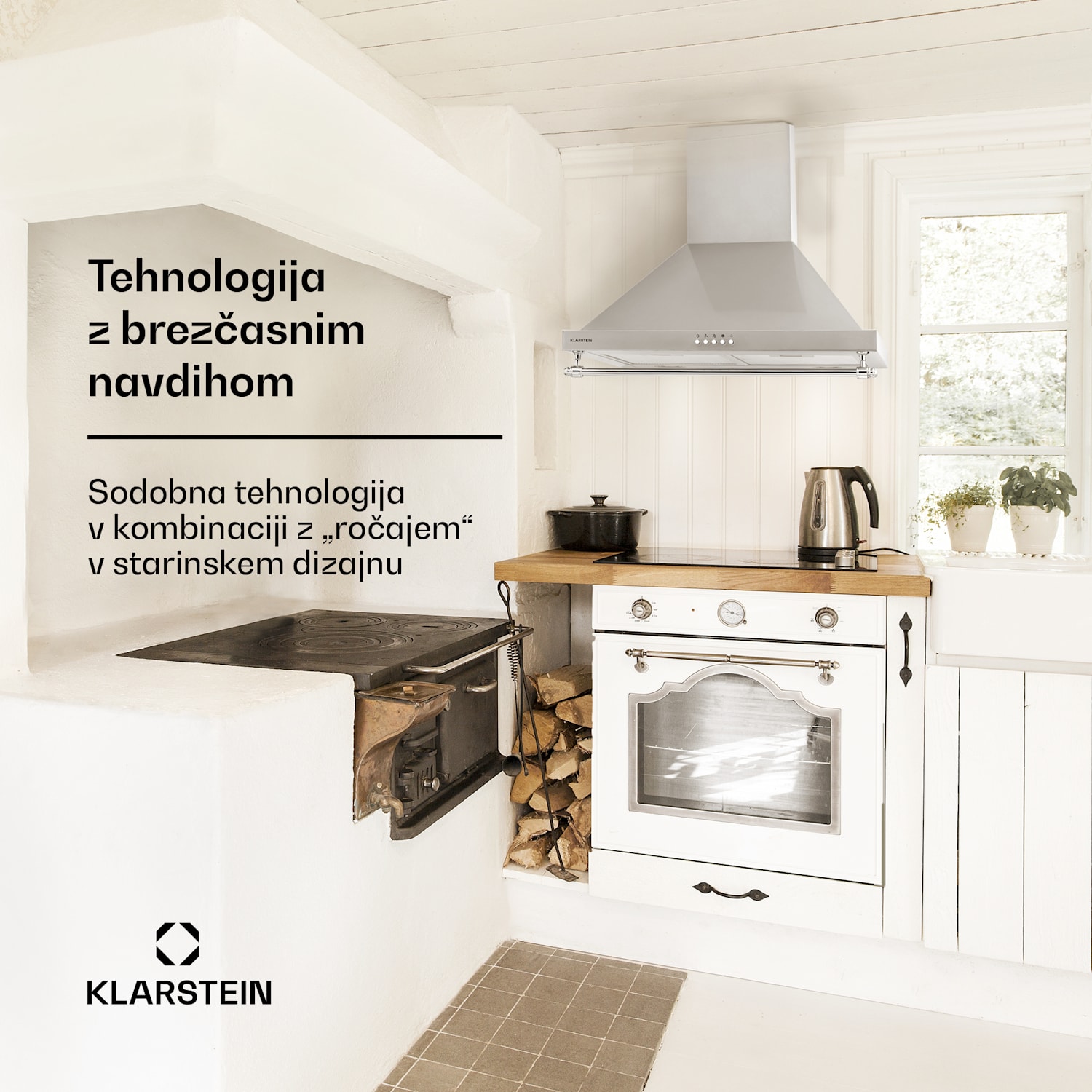 Montblanc 60, digestor, 610m³/h. 165W, 2x1,5W, LED, trak Nerjaveče jeklo