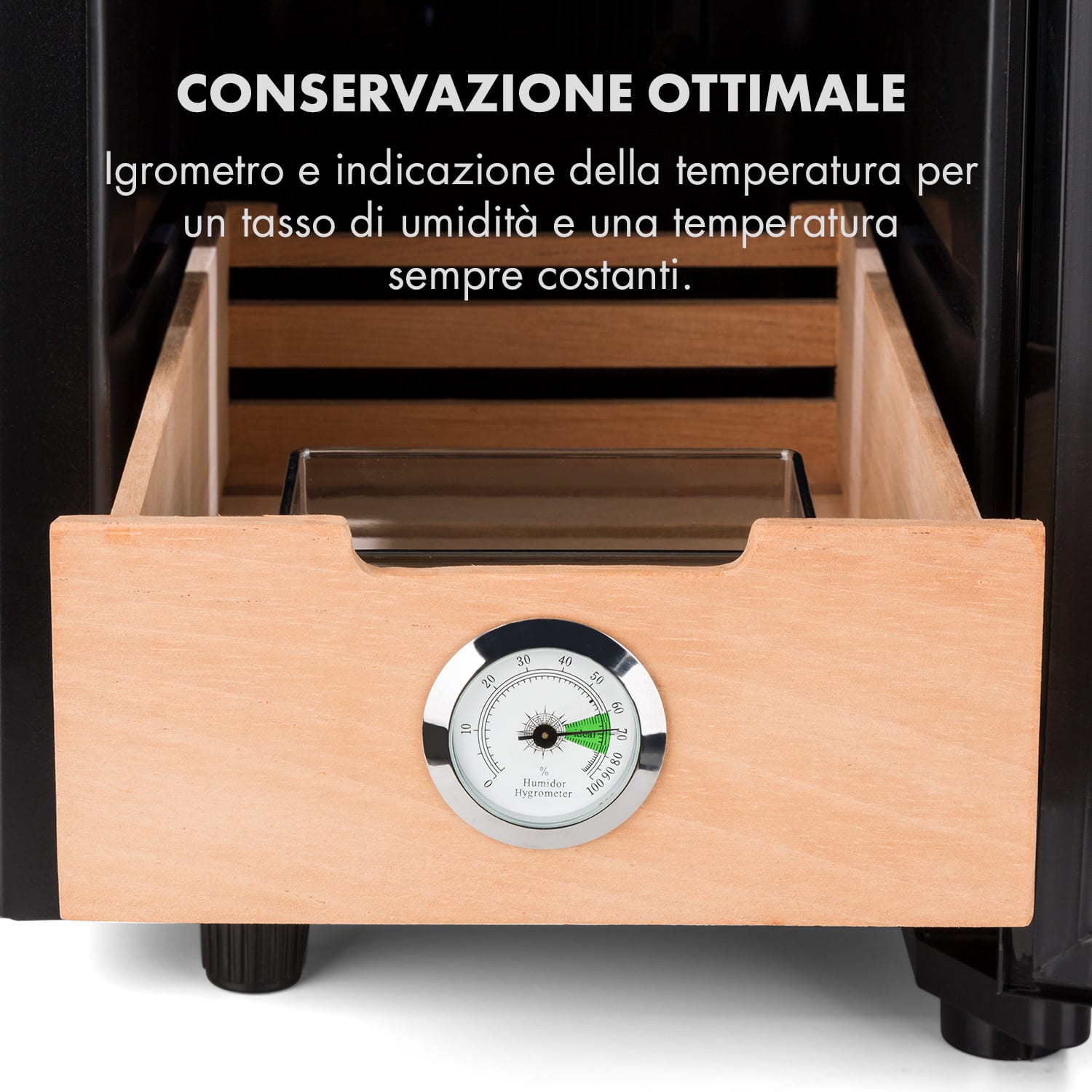 El Presidente 23 Umidificatore 50 W Touch Faggio 23L LED Nero 23 Ltr | Nero