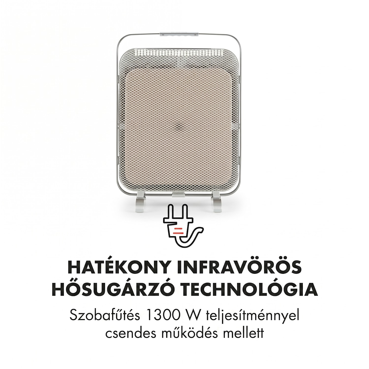 HeatPal Marble, infravörös fűtőtest, 1300W, hőmegtartó, márvány, alumínium 