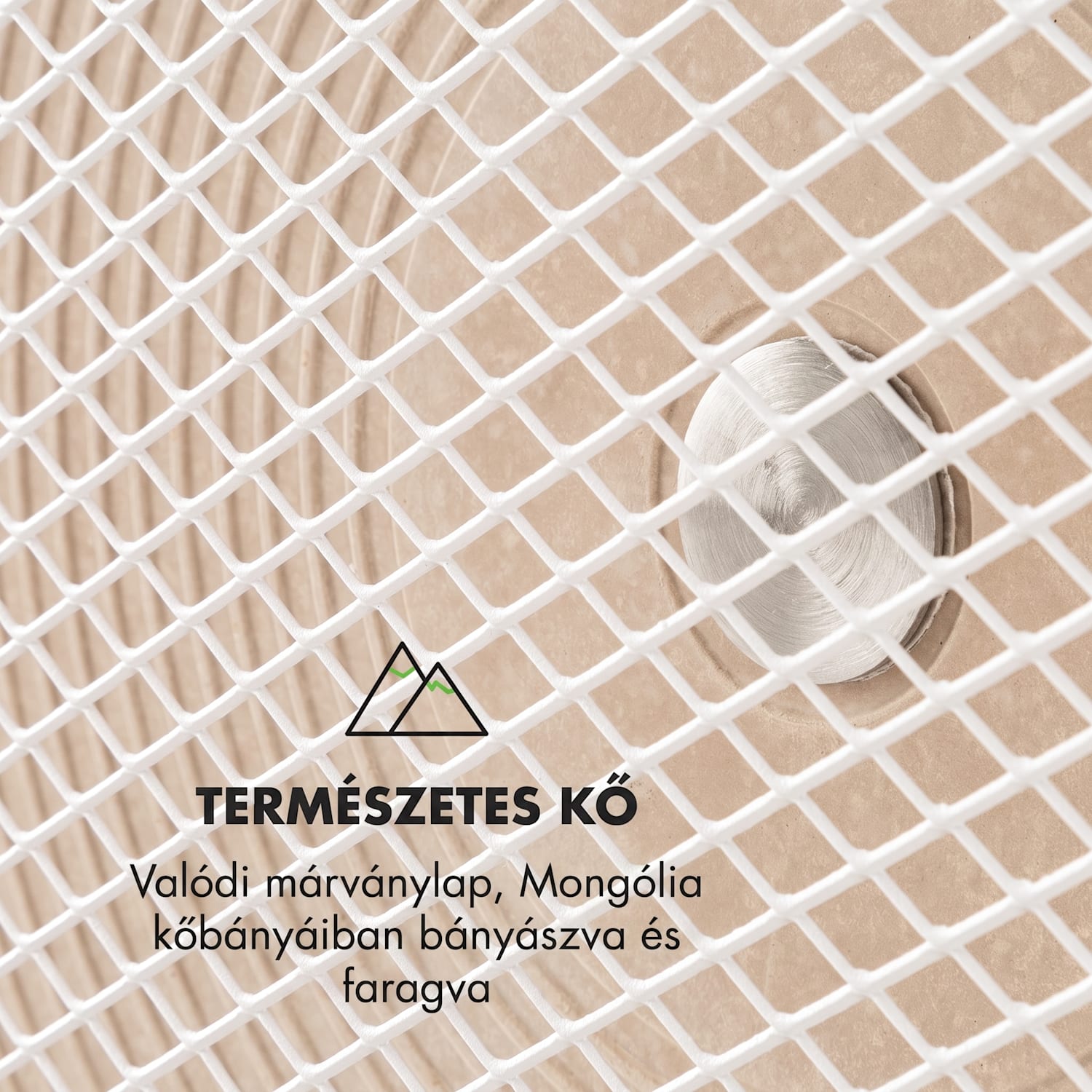 HeatPal Marble, infravörös fűtőtest, 1300W, hőmegtartó, márvány, alumínium 
