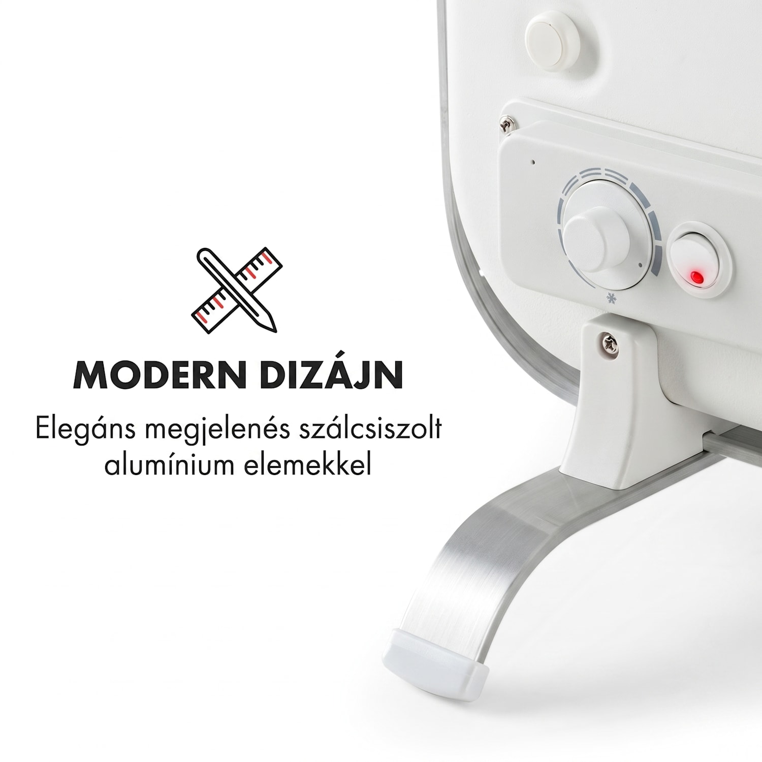 HeatPal Marble, infravörös fűtőtest, 1300W, hőmegtartó, márvány, alumínium 