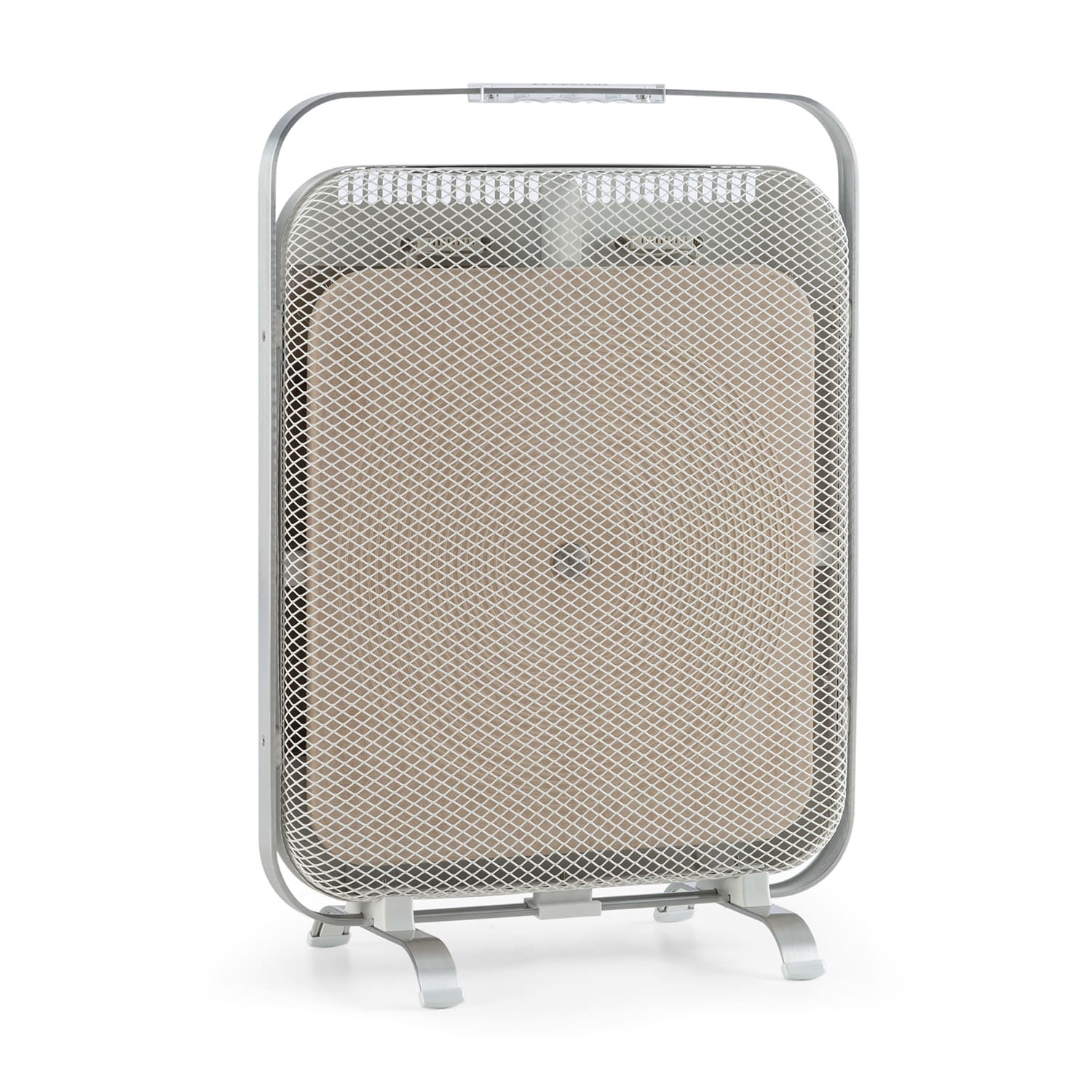 HeatPal Marble, Infrardeči grelec, 1300W, shranjevanje toplote, mramor, aluminij Srebrna