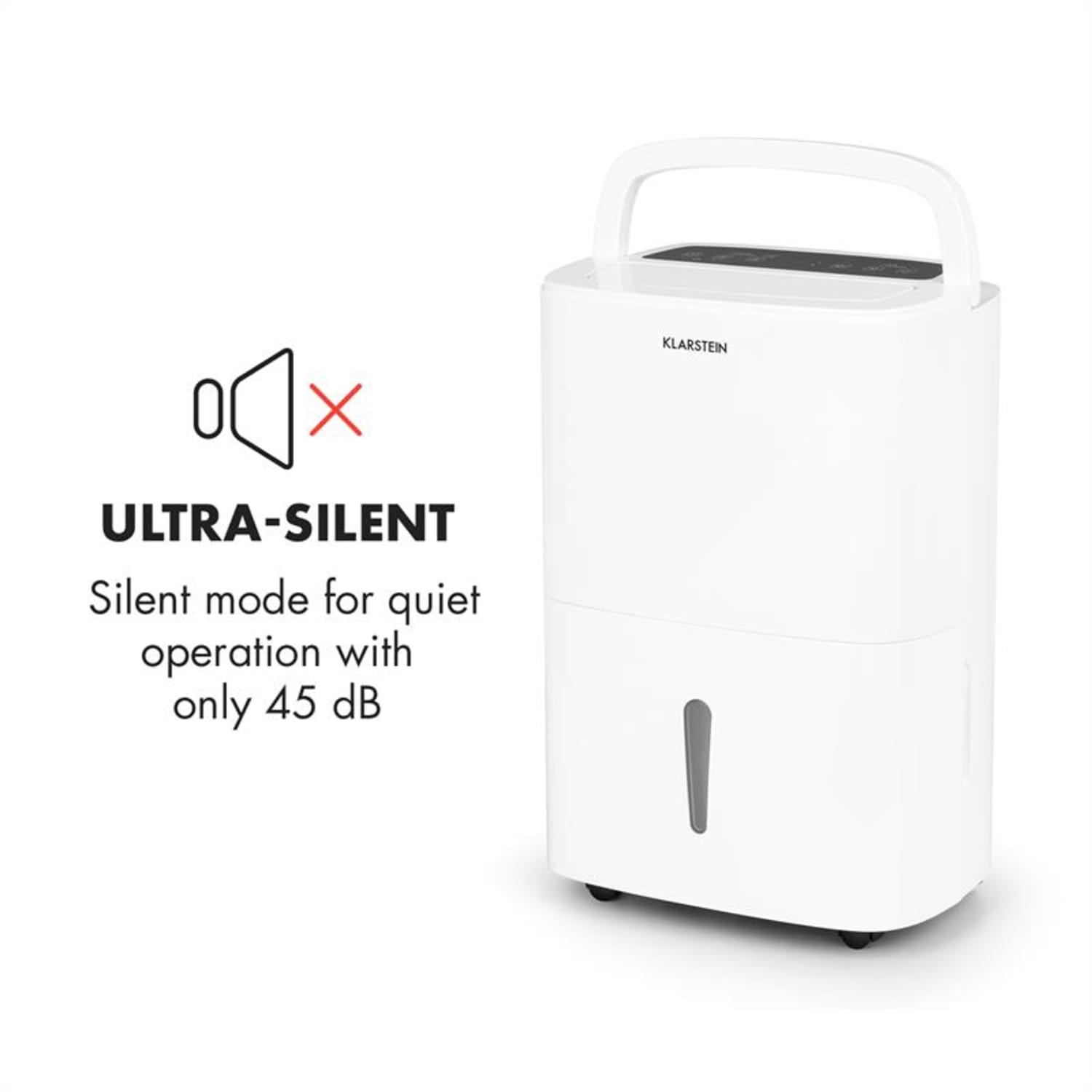 DryFy 30, razvlažilnik zraka, stiskanje, 30 l/24 h, časovnik, 530 W, bela 30l/24h | Bela