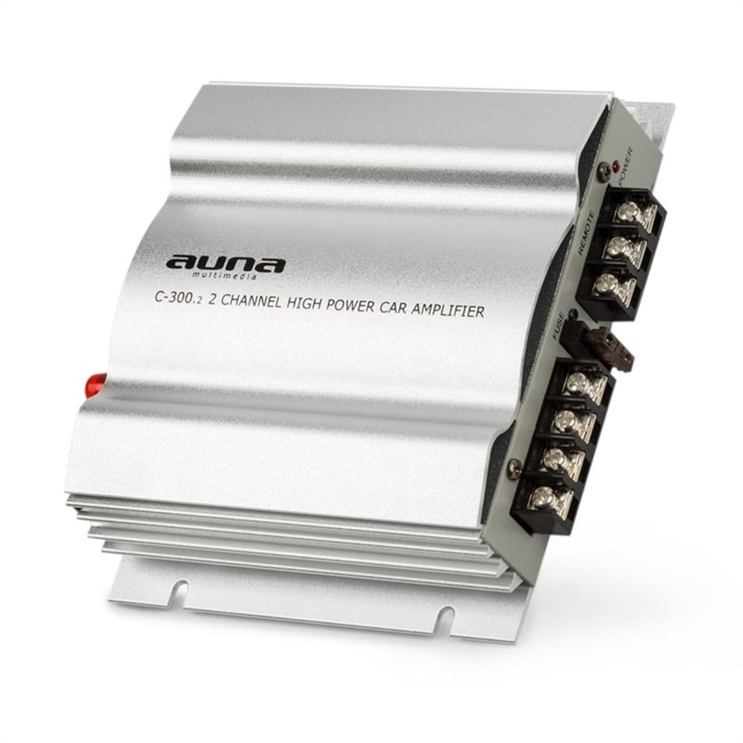 C300.2 Amplificateur de voiture 2 canaux 200W RMS - argent 