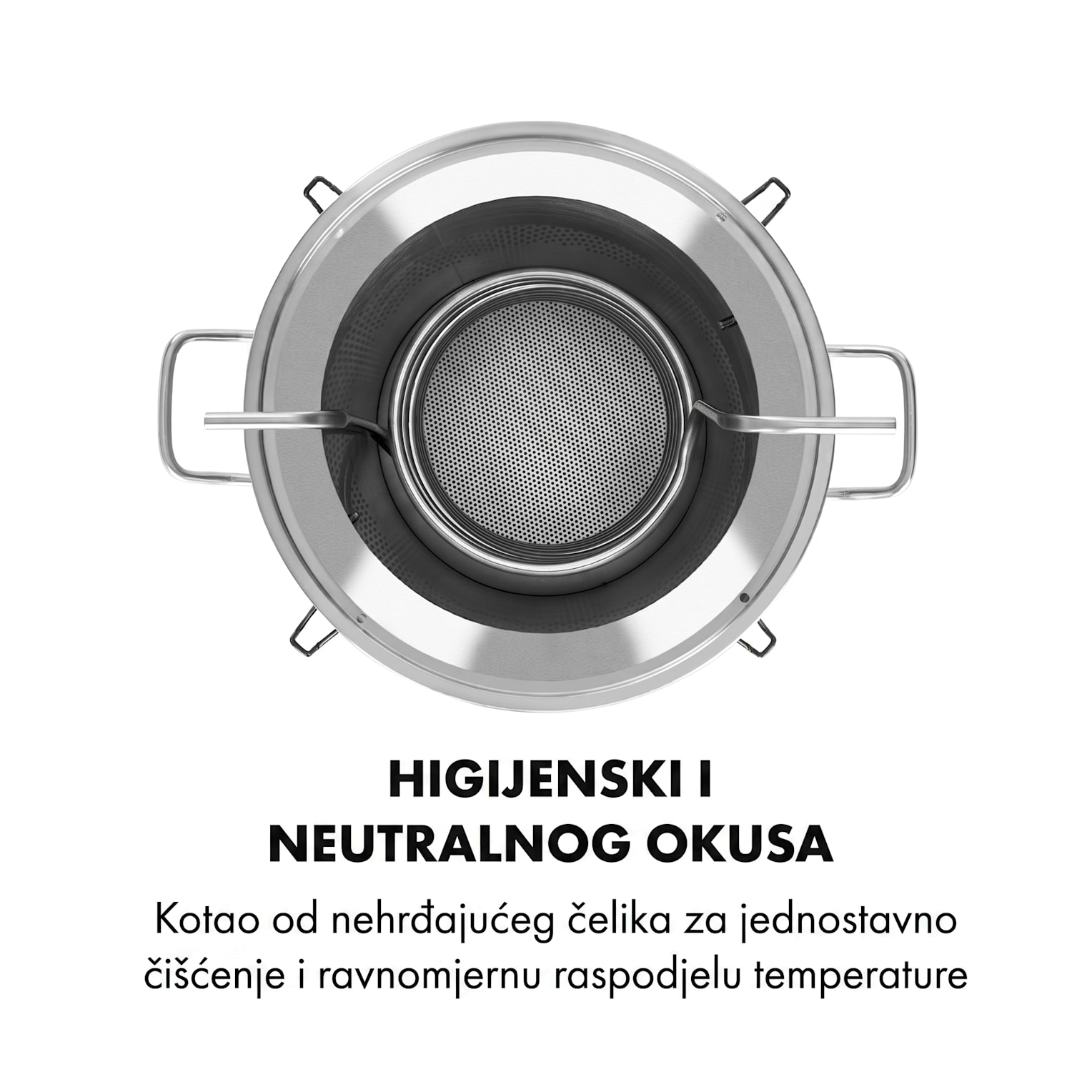 Maischfest, kotao za slad, 5 dijelova, 1500/3000 W, 25 l, LCD na dodir, nehrđajući čelik 25 L
