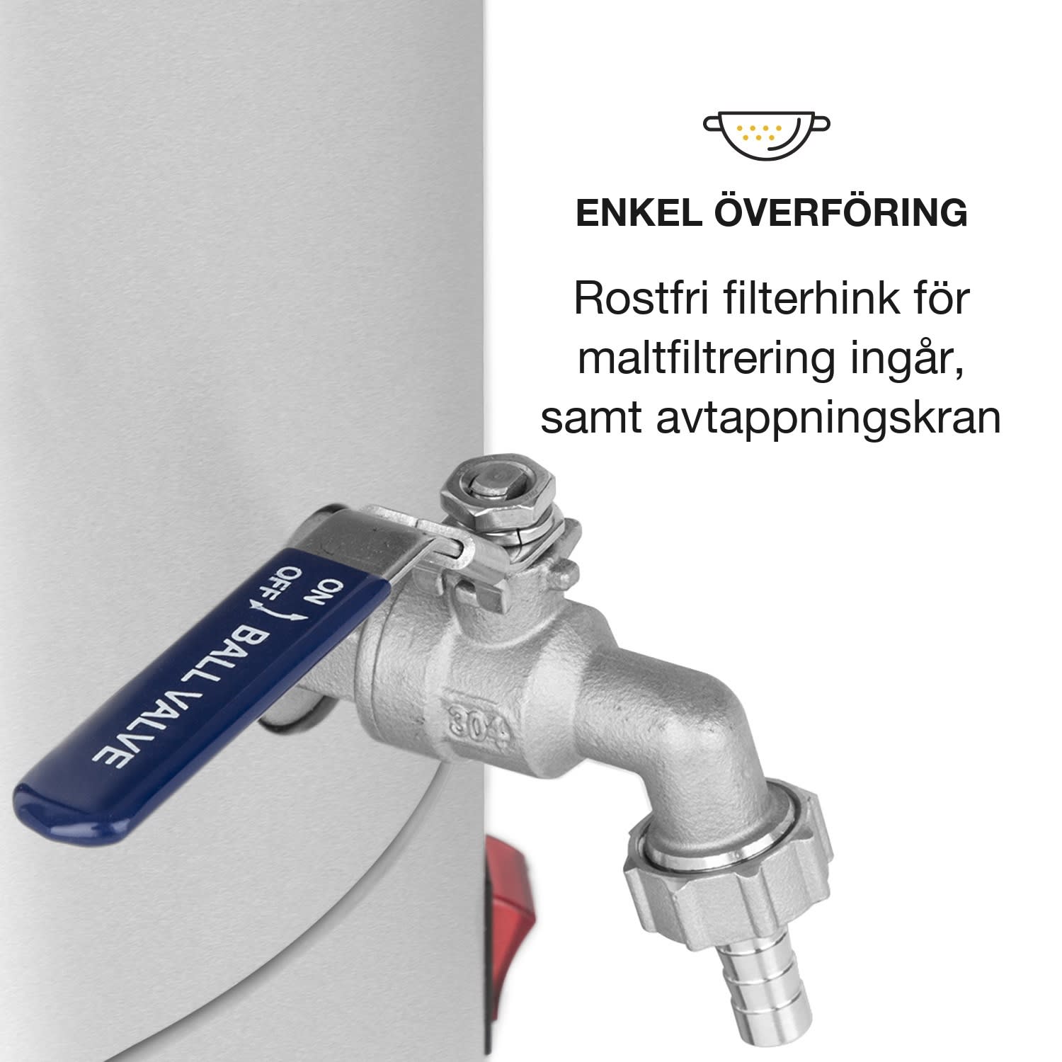 Maischfest Boiler bryggverk 5 delar 1500/3000 W 25 l LCD touch rostfritt stål 25 L