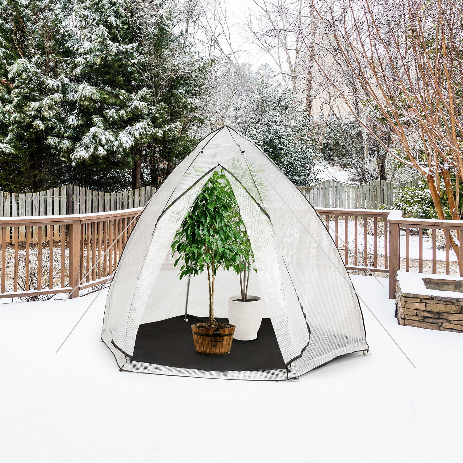 Greenshelter M Tenda de Inverno 240x200cm Tubo de Aço Ø25mm PVC