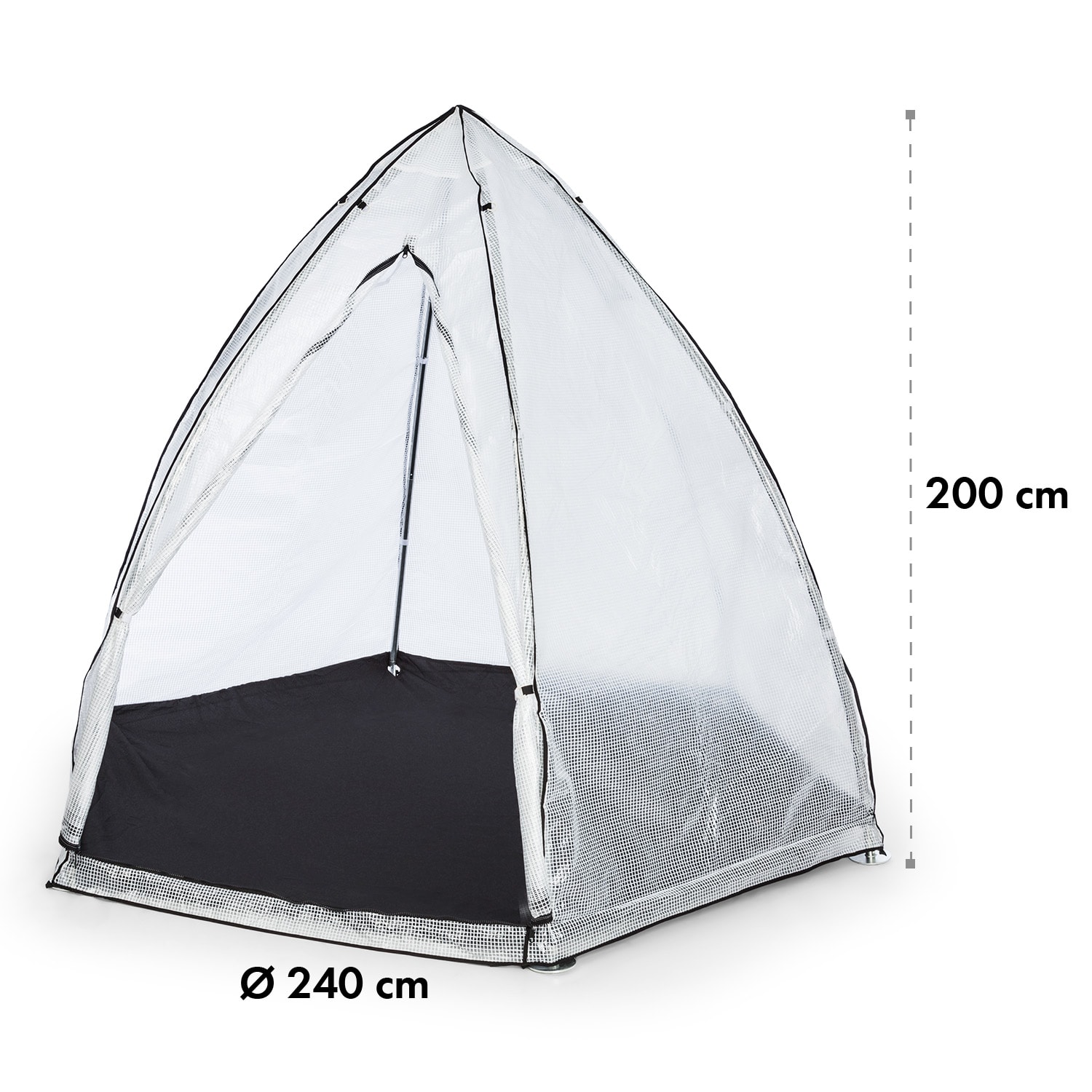 Greenshelter M Tenda de Inverno 240x200cm Tubo de Aço Ø25mm PVC