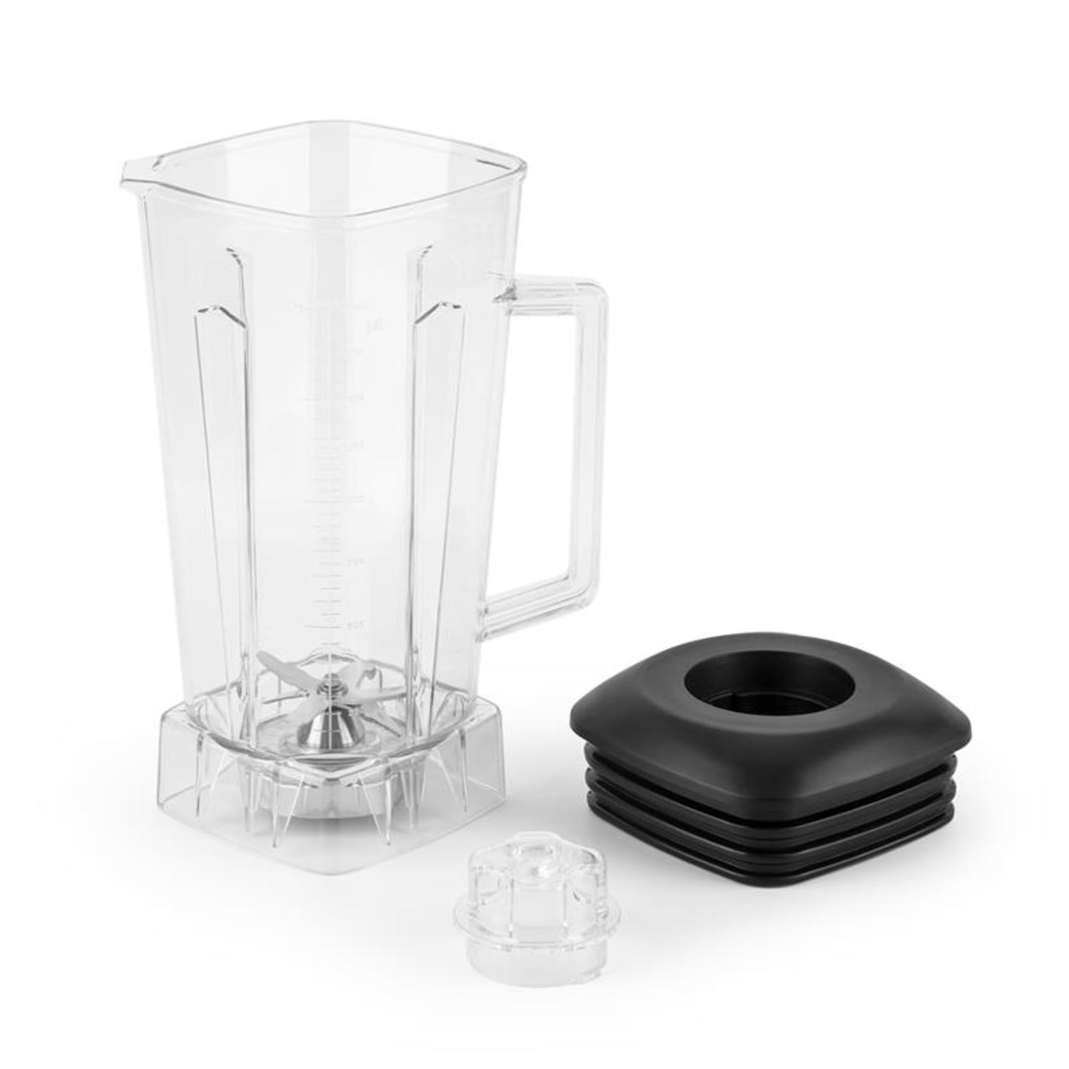 Herakles Jar nádoba na mixování, plast, průhledná, BPA-free, černá barva 