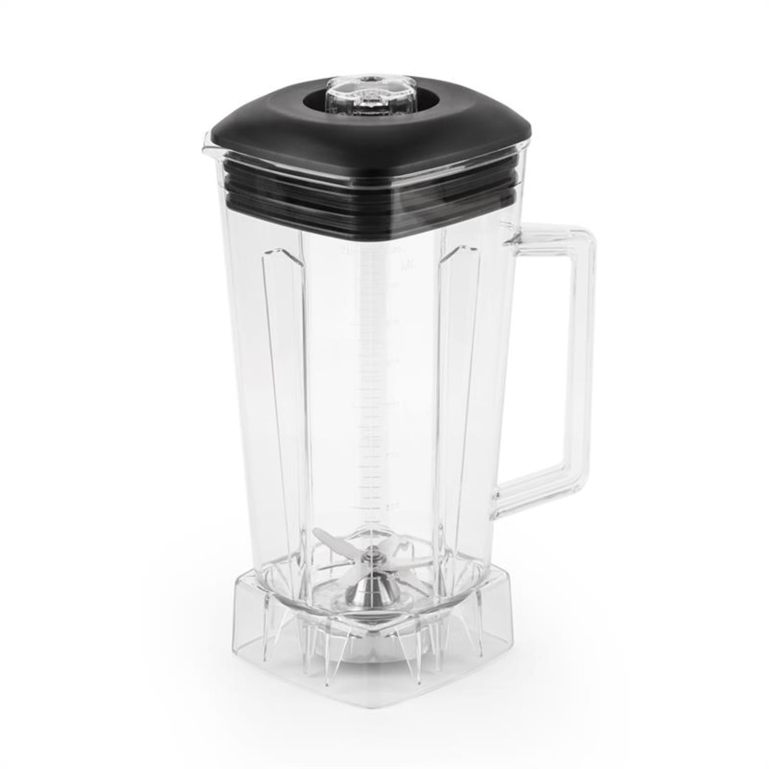 Herakles Jar nádoba na mixování, plast, průhledná, BPA-free, černá barva 