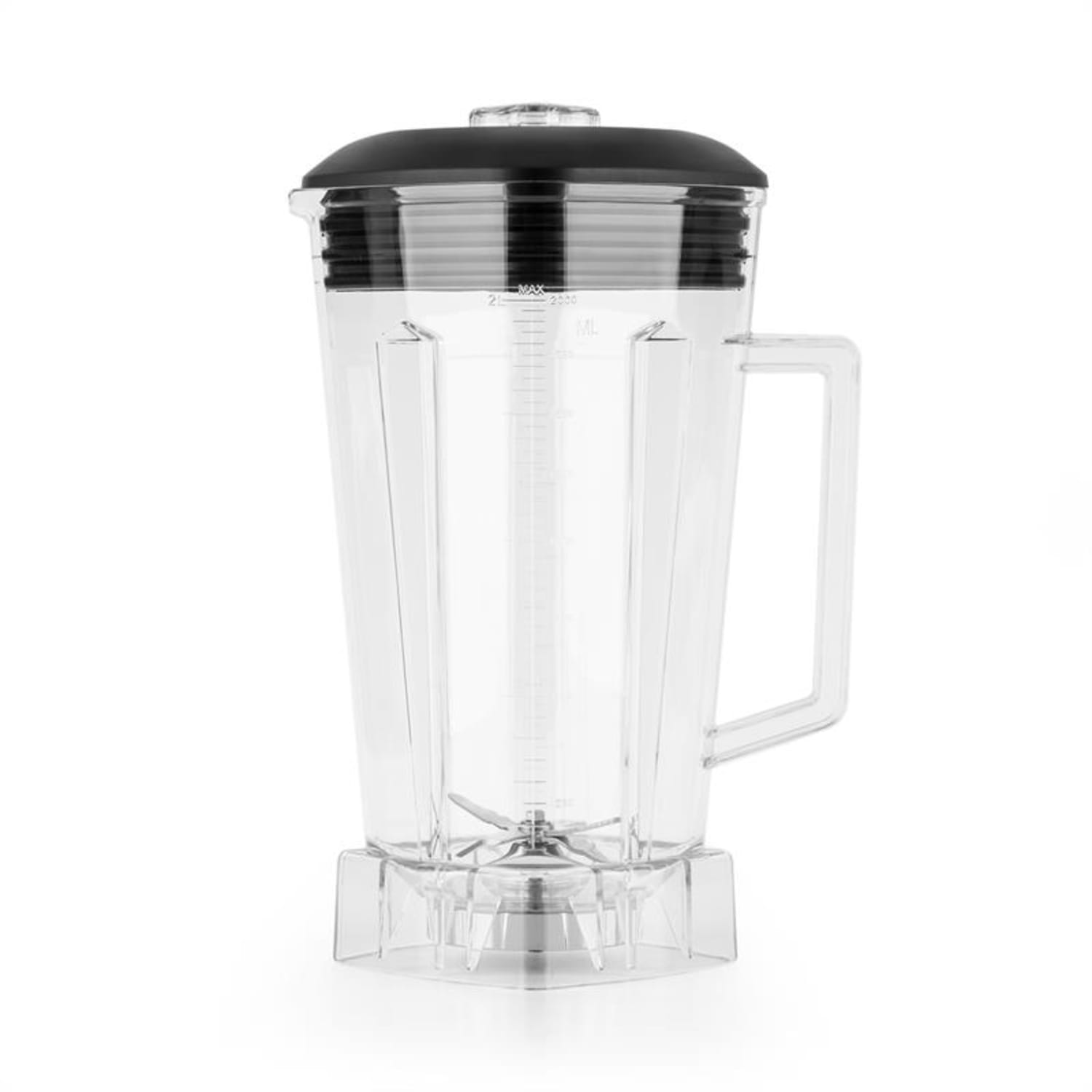 Herakles Jar nádoba na mixování, plast, průhledná, BPA-free, černá barva 