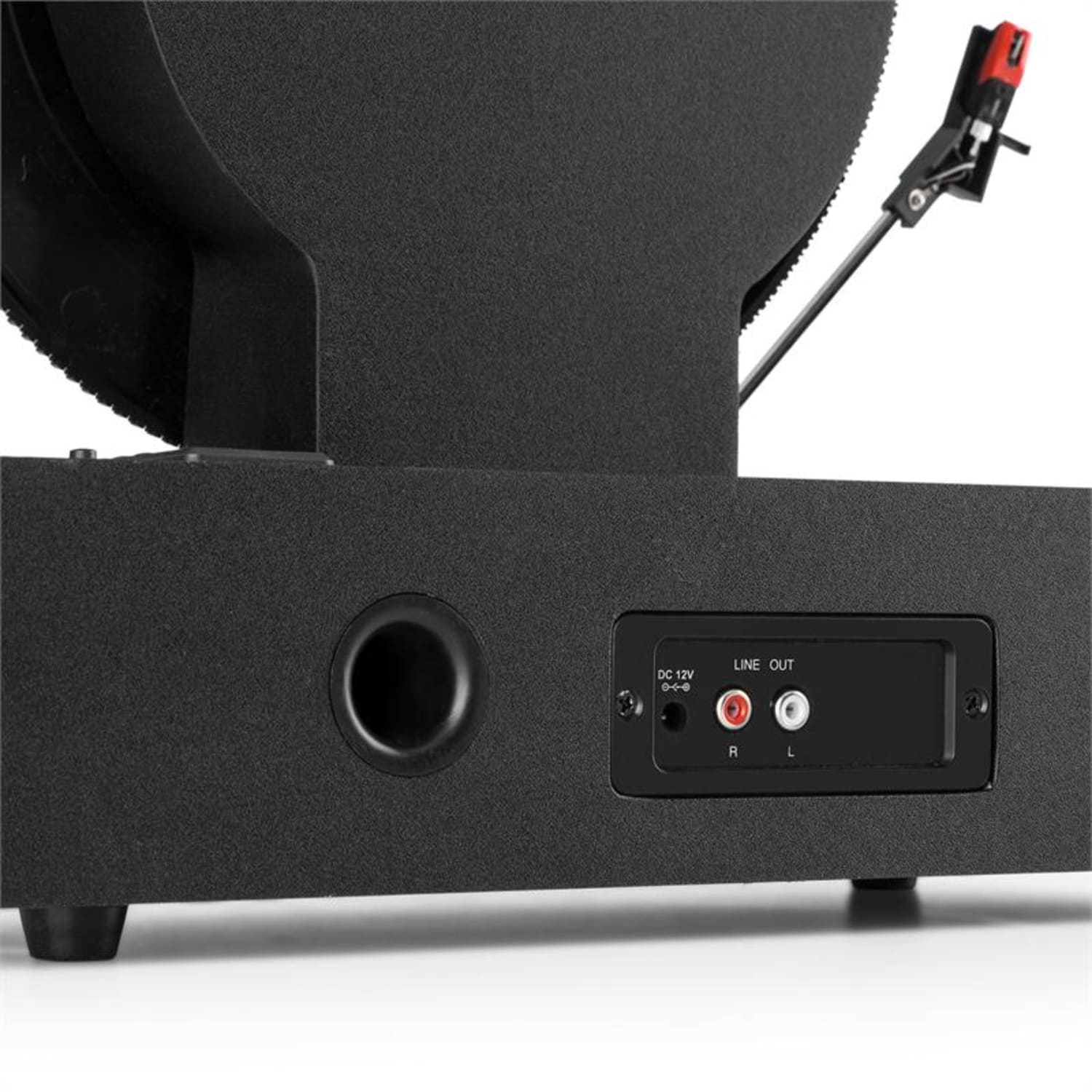 auna Verticalo S Retro-Design toca disco vertical USB negro 