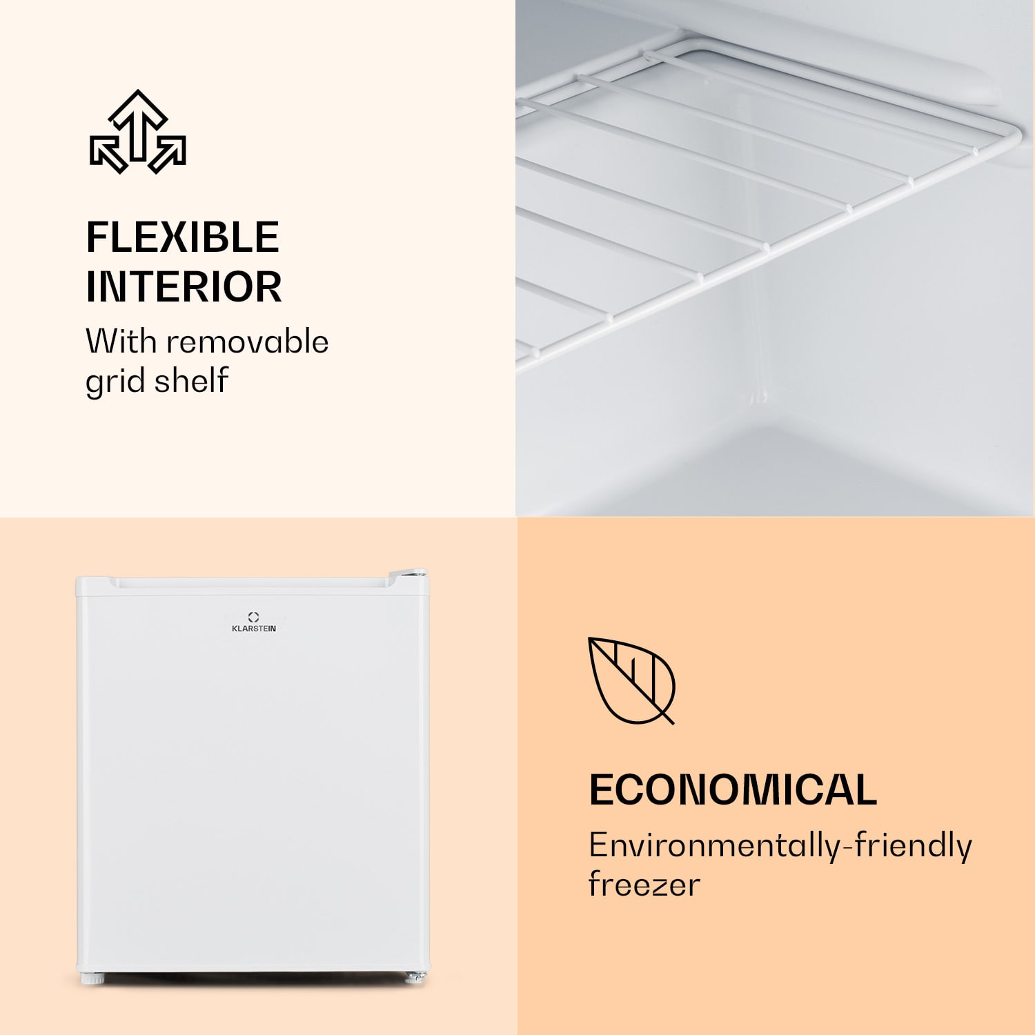 Garfield Eco Freezer 4-Star 34 Litres Compact White