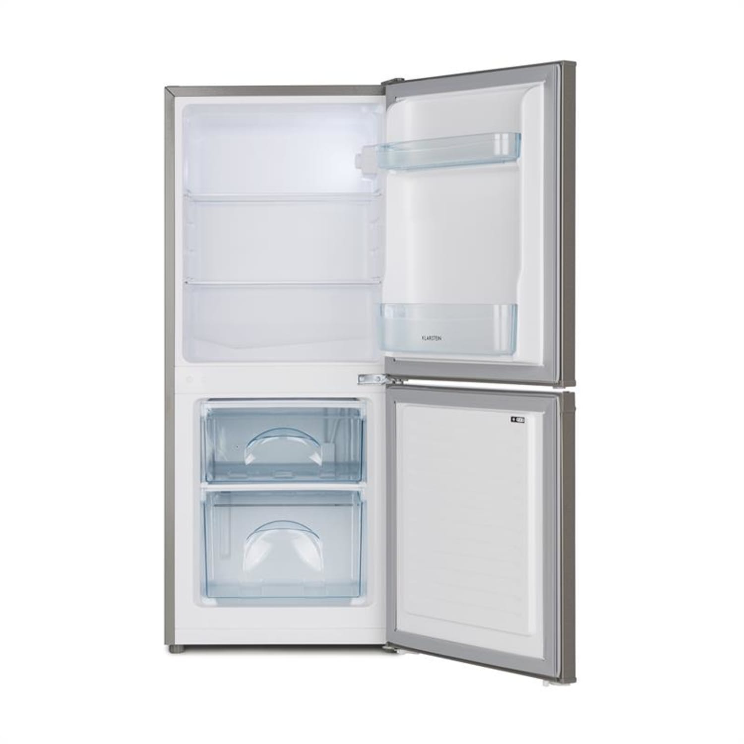 Big Daddy Cool 100 koelvriescombinatie 106 liter A+ rvs Zilver
