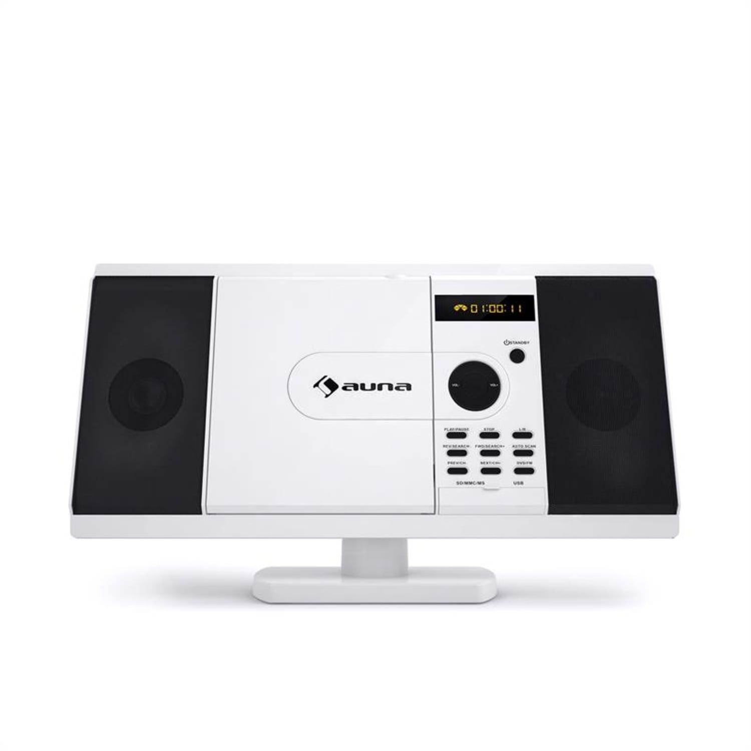 MCD-82 DVD speler stereo-installatie USB SD wit 