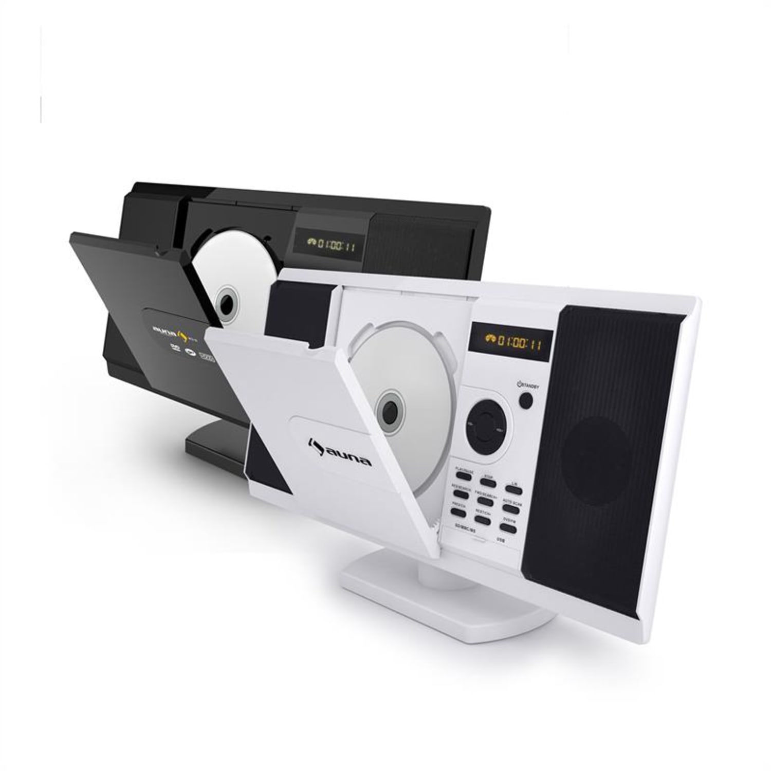 MCD-82 DVD speler stereo-installatie USB SD wit 