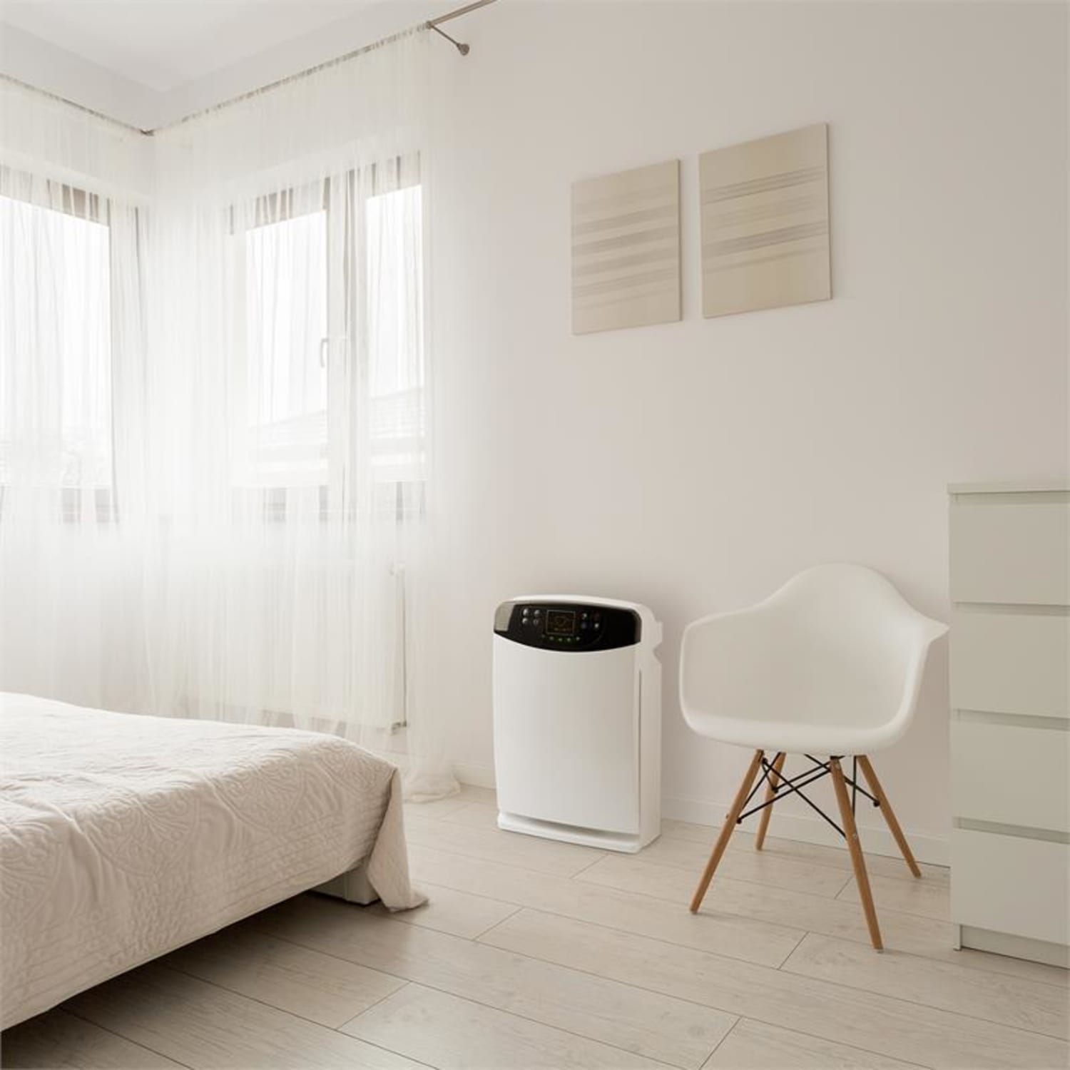 Fresh Breeze Purificador de aire 5 en 1 ionizador UV humidificador 40 m² blanco 
