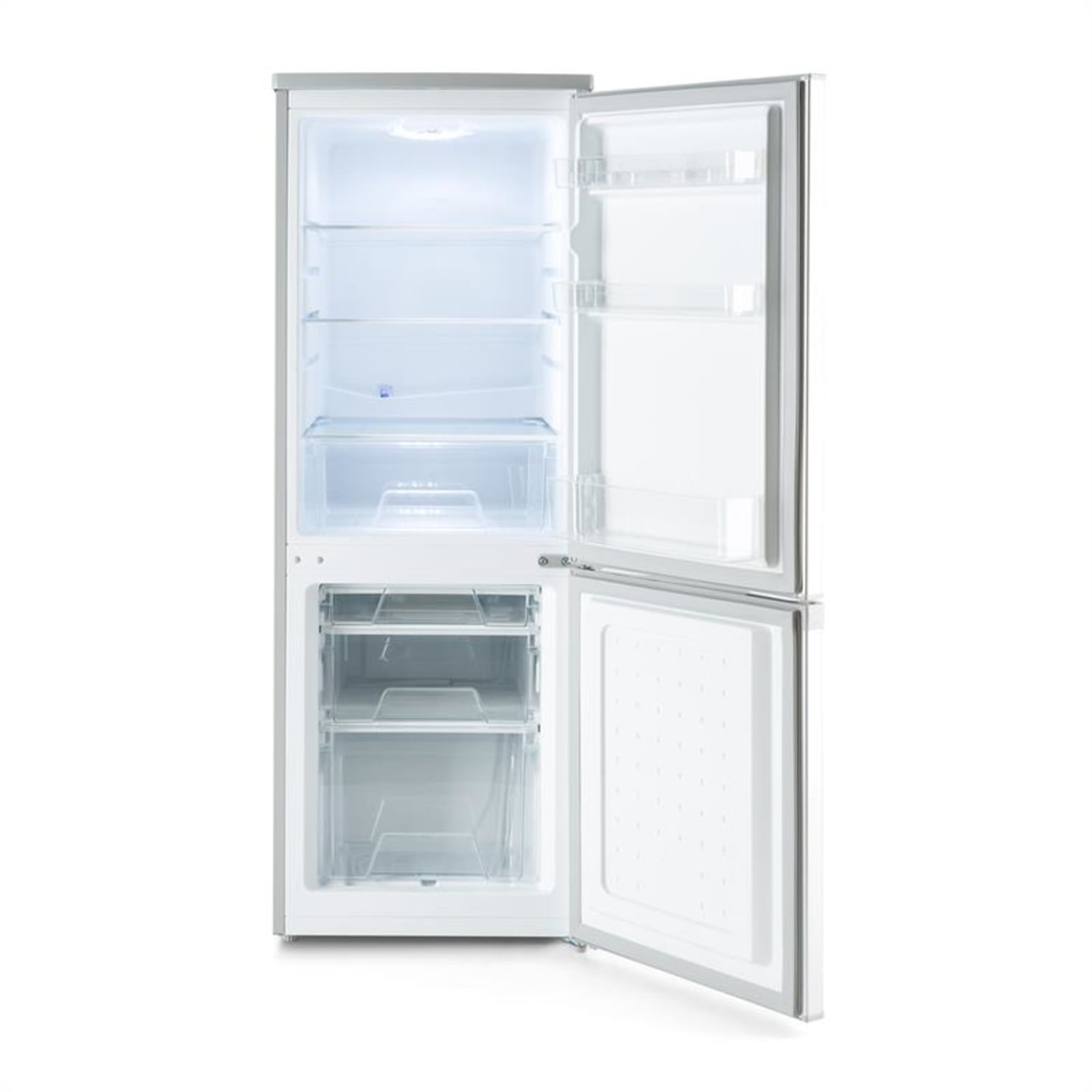 Bigpack koelvriescombinatie 160 liter A+ 42 dB zilver 