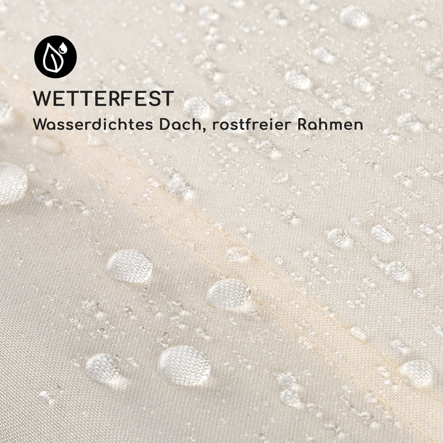 The Big Easy Schwingliege schwarz, wetterfest 350kg max. UV- Schutz Schwarz