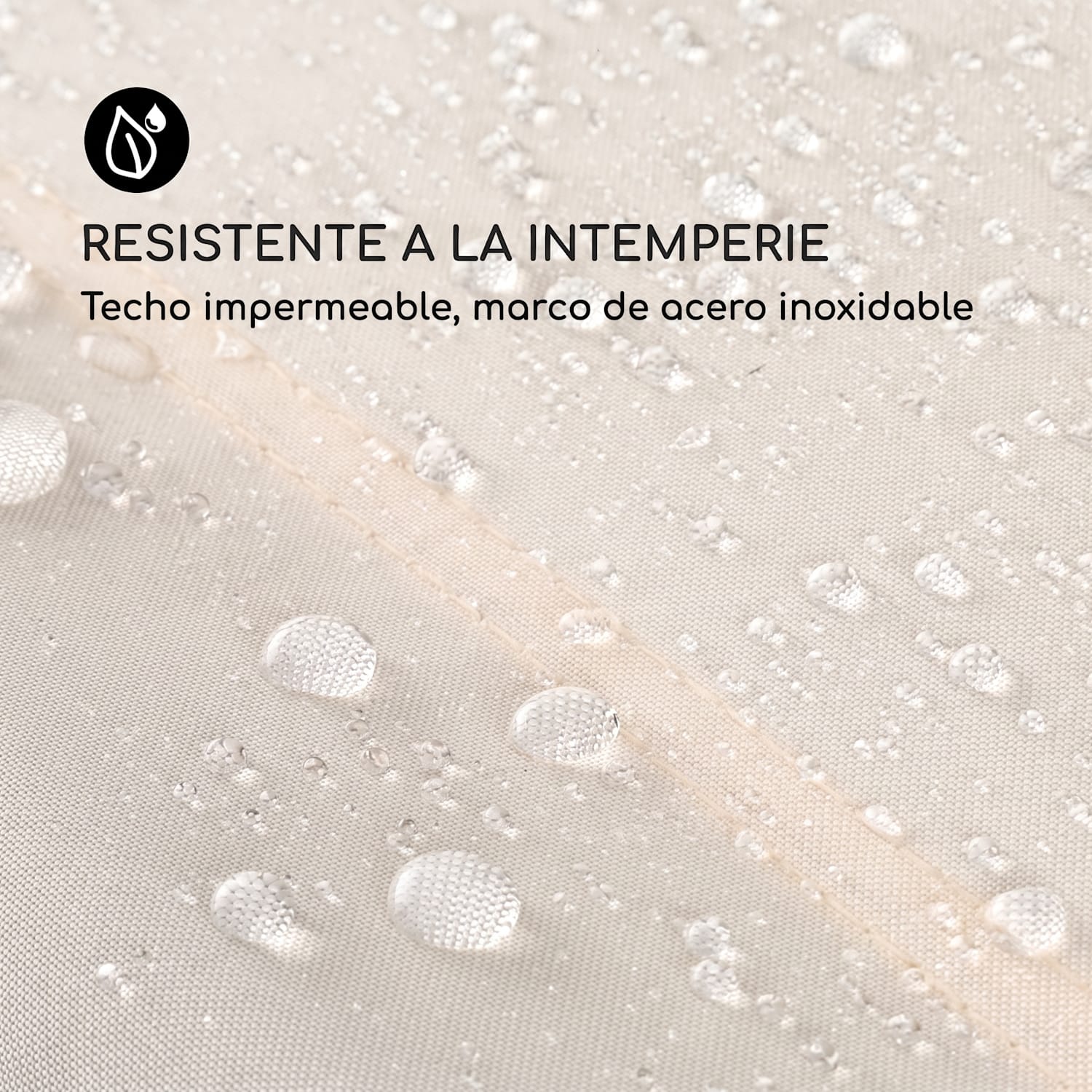 The Big Easy tumbona hamaca resistente a la intemperie 350kg máx. protección UV negro Negro