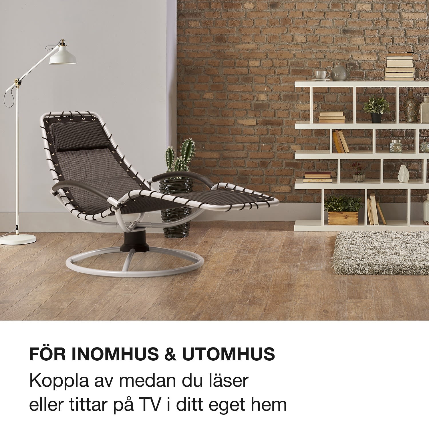 Chiller Schwingliege 77x85x173 cm 360 Comfort ComfortMesh svart Svart