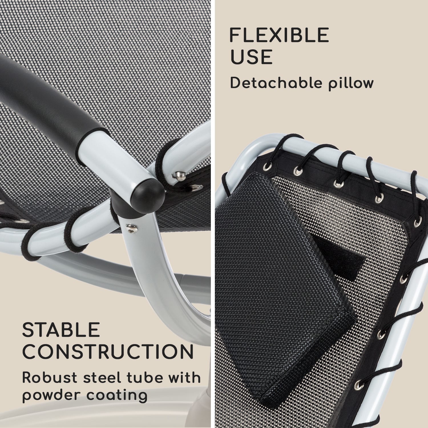 The Chiller riipputuoli 77 x 85 x 173 cm 360 Comfort ComfortMesh musta Musta