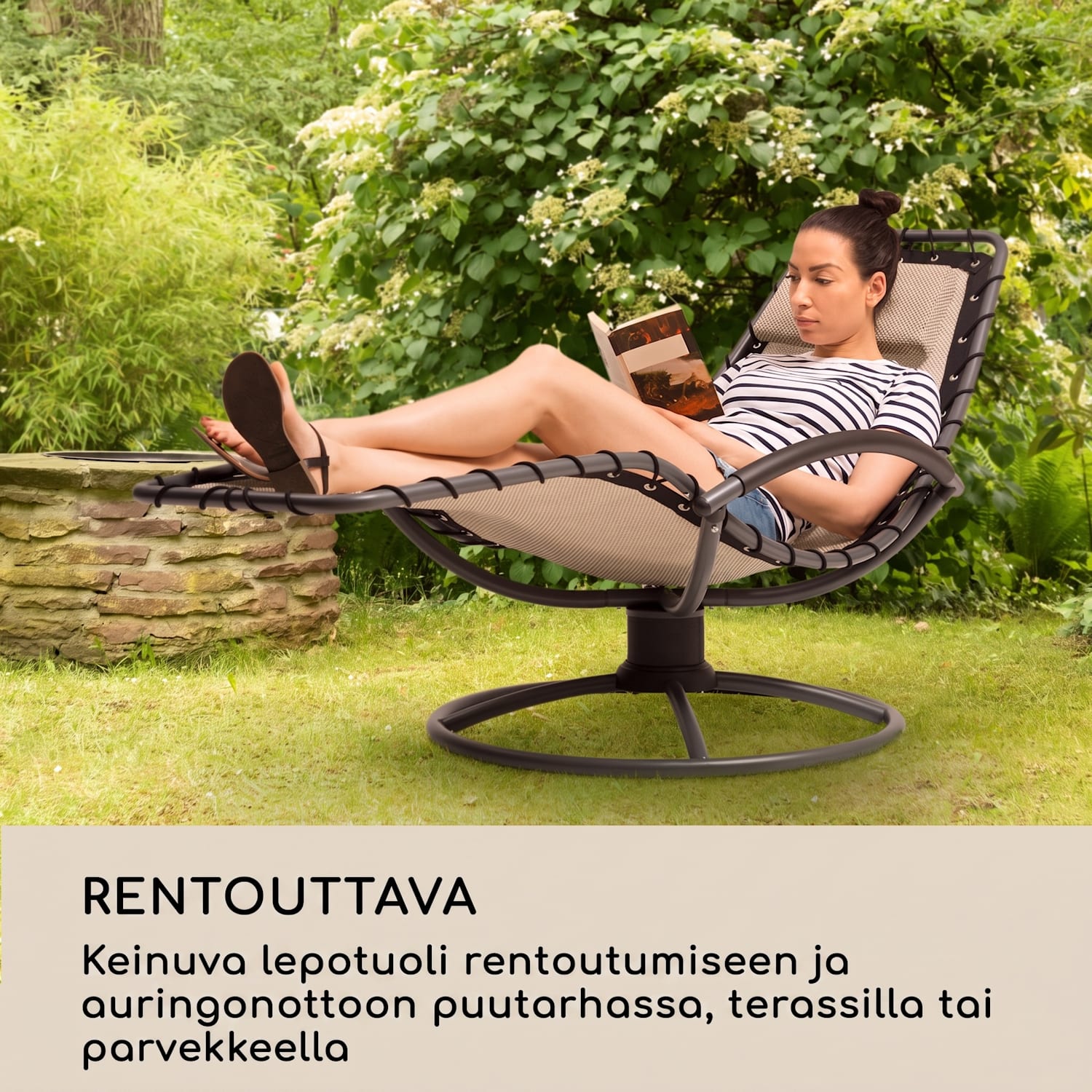 The Chiller riipputuoli 77 x 85 x 173 cm 360 Comfort ComfortMesh beige Hiekka