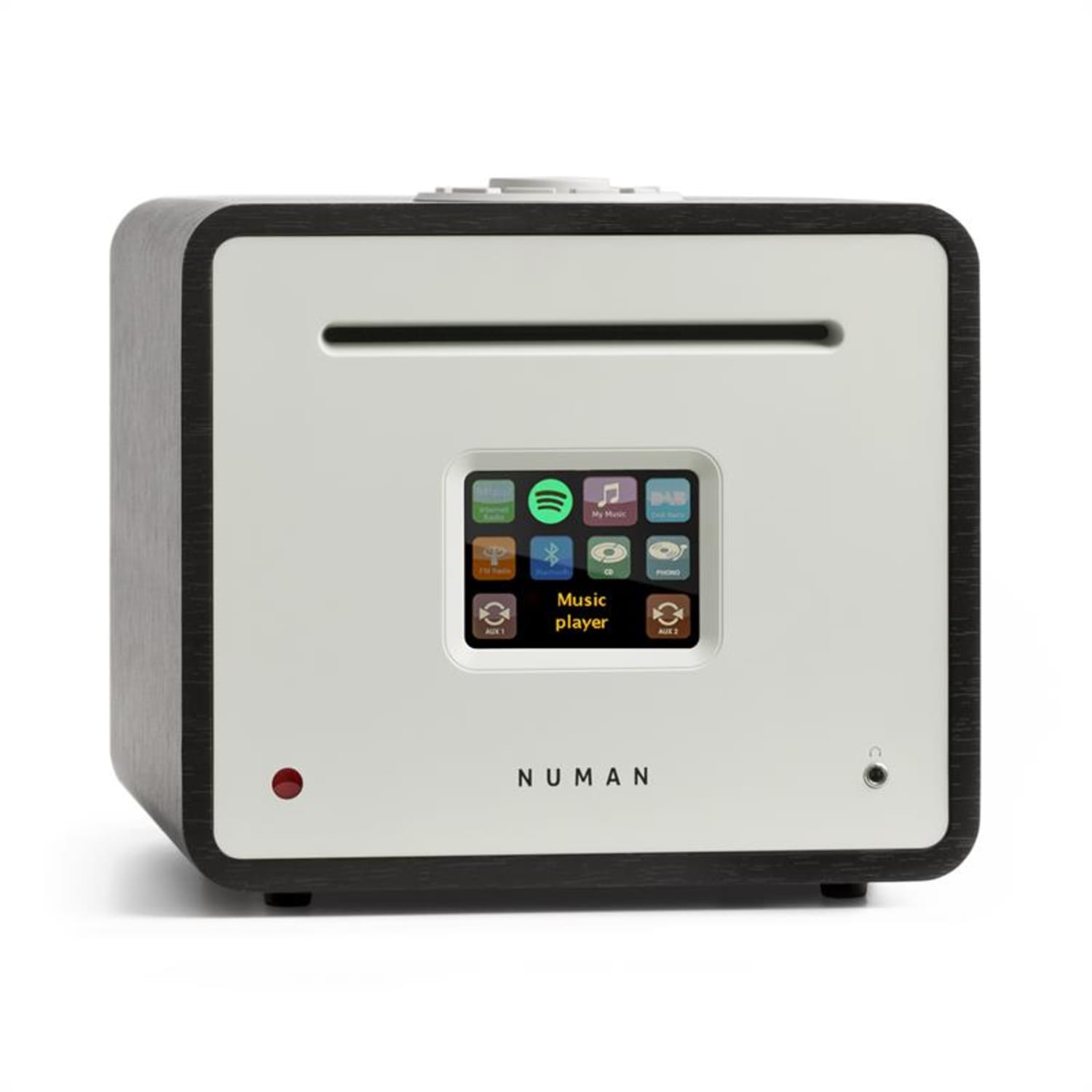 Unison Retrospective Edition, All in One receiver с усилвател, приемник, Черно дърво