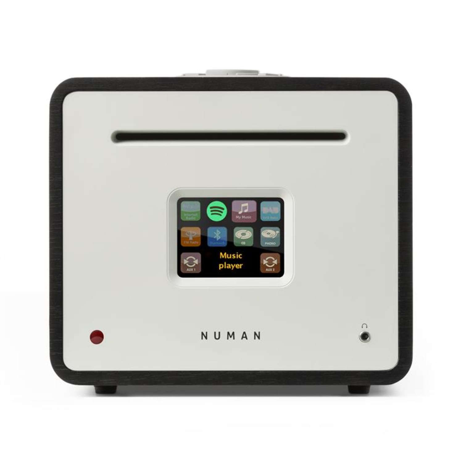 Unison Retrospective Edition, All in One receiver с усилвател, приемник, Черно дърво