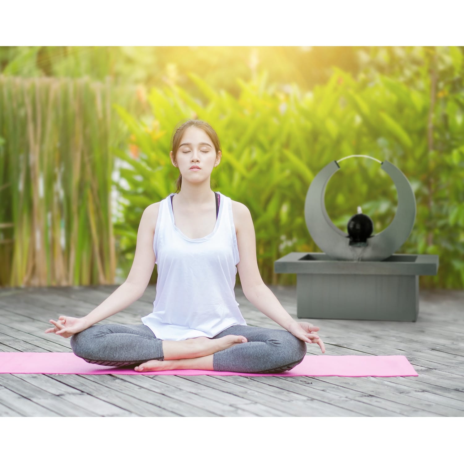 Eterna, záhradná fontána, vnútorné/vonkajšie prostredie, 12 W čerpadlo, 10 m kábel, pozinkovaná 