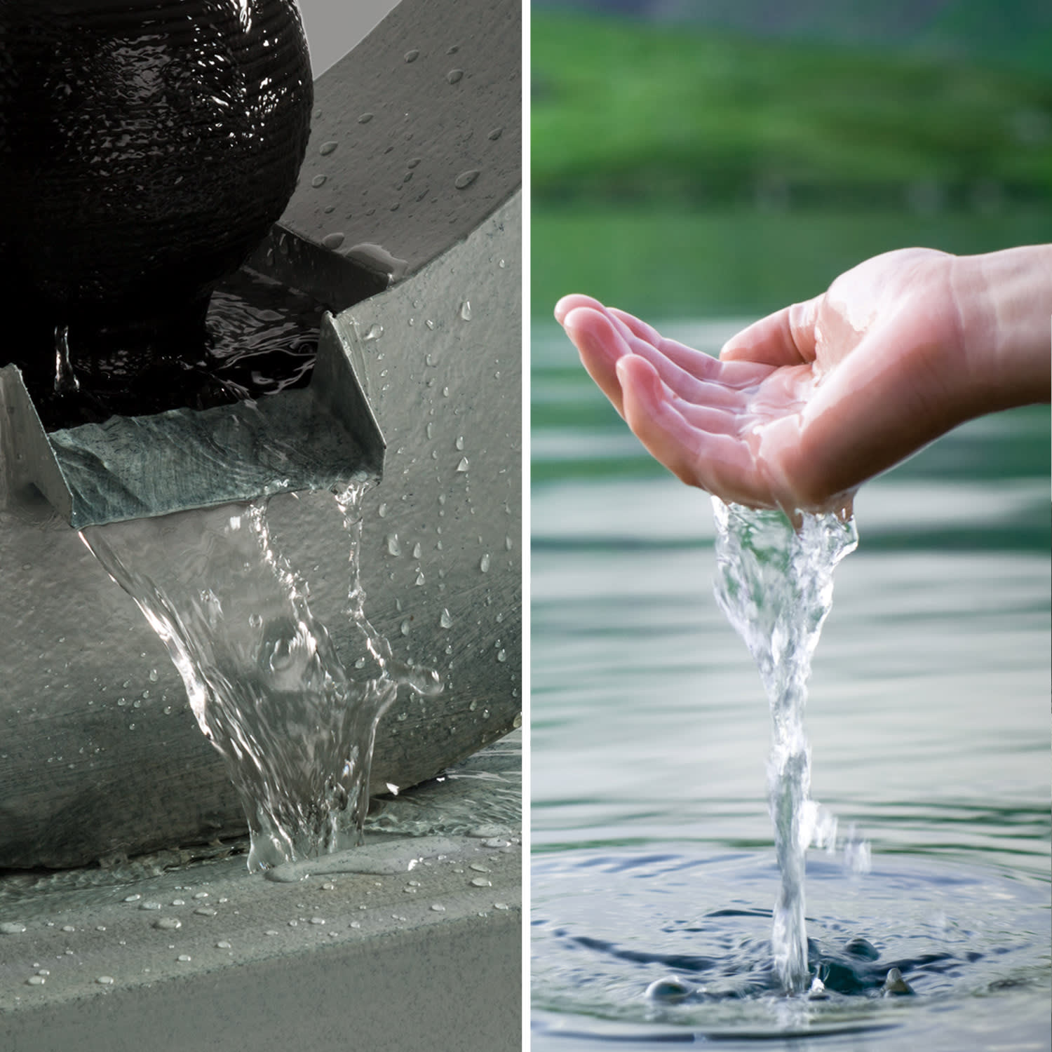 Eterna, záhradná fontána, vnútorné/vonkajšie prostredie, 12 W čerpadlo, 10 m kábel, pozinkovaná 