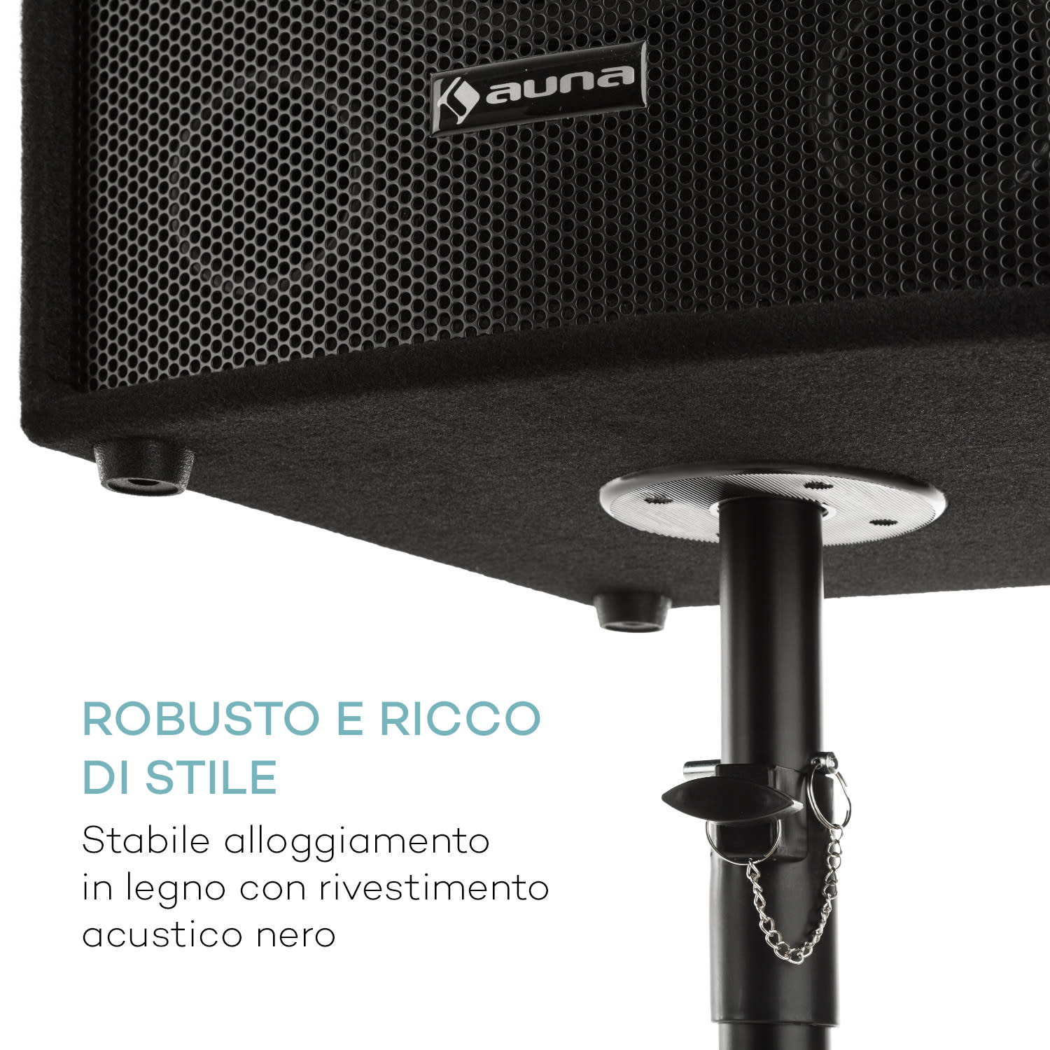 Cube 1512 2.1 Set PA Attivo, 1200 Watt, Subwoofer 15", 2 x Altoparlante 12"