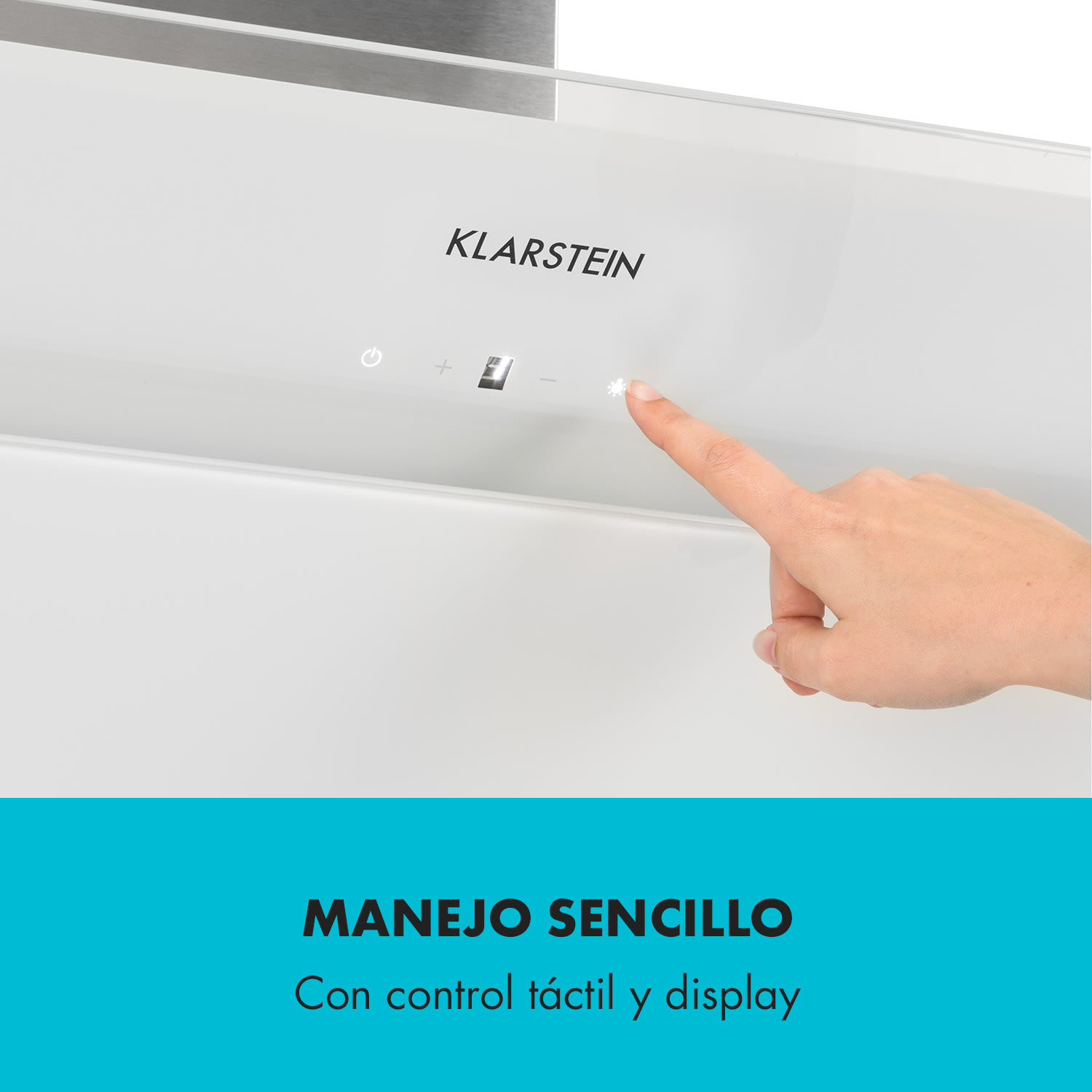 Sabia 60 campana extractora 600m³/h LEDs 3 niveles de potencia blanco 