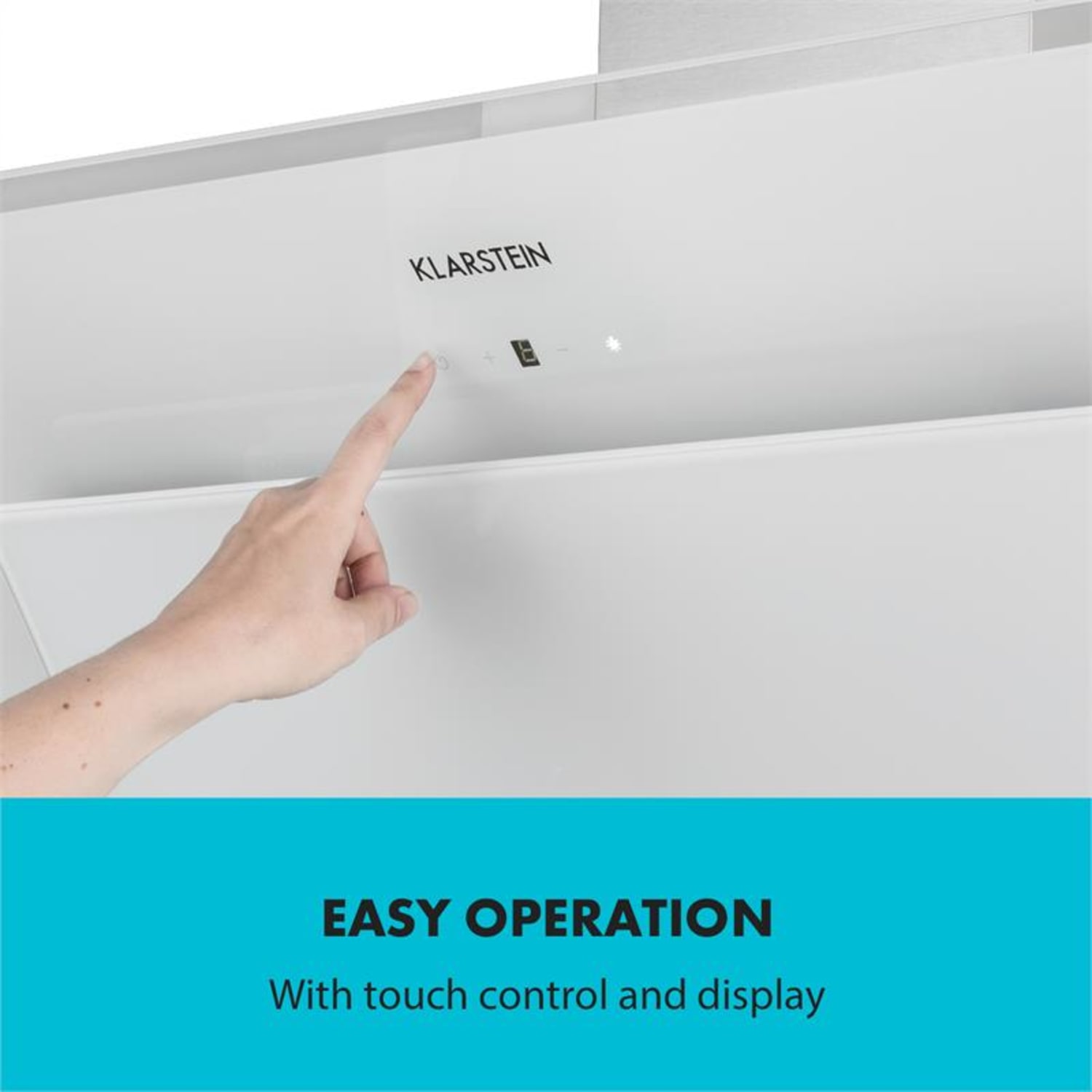 Sabia 90, digestoř, 90 cm, nástěnná, 600 m³/h, LED, bílá 