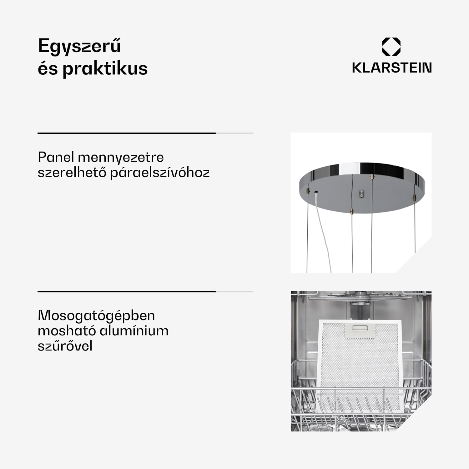 Barett, sziget páraelszívó, Ø 35 cm, légkeringetés, 560 m³/ó, LED, aktívszén szűrő, nemesacél Rozsdamentes acél