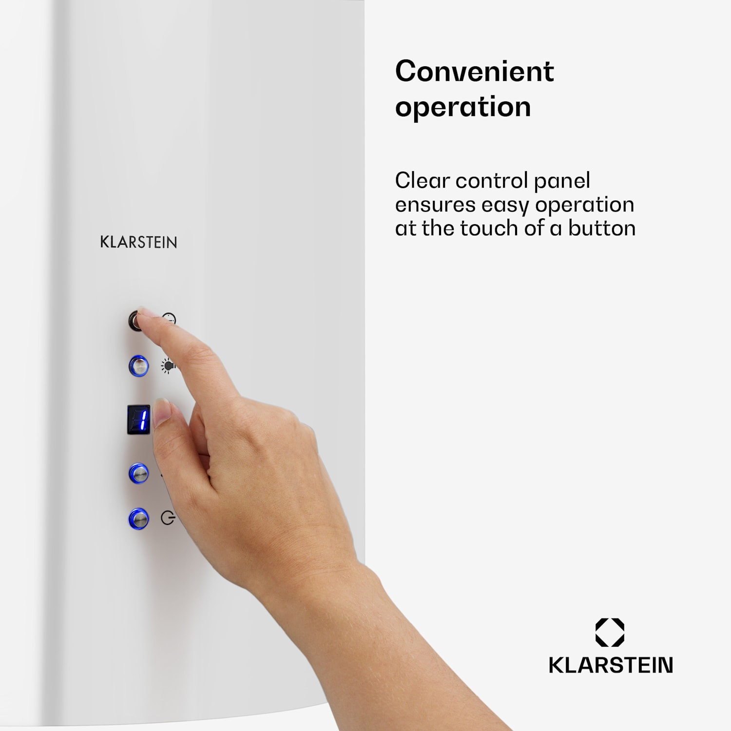 Barett eiland afzuigkap Ø 35 cm recirculatie 558 m³/h led actief koolfilter Wit