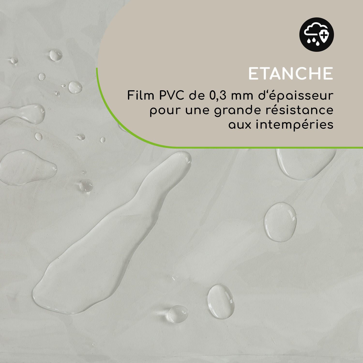 High Grow Top 160 Toit pour potager surélevé 160x115x80 Tube acier PVC 160 cm