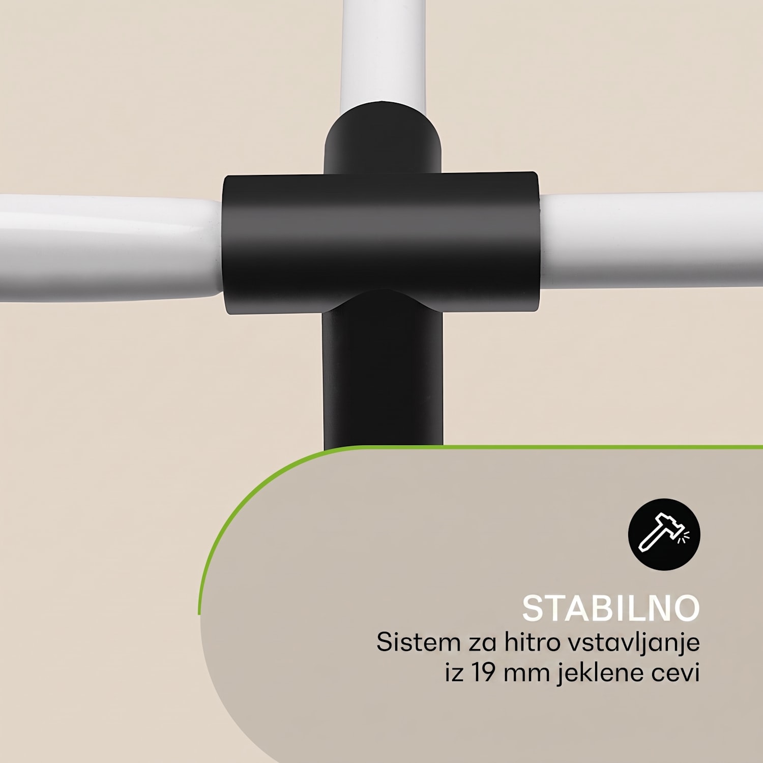 High Grow Top 200, dodatek za visoko gredo, 160 x 80 x 115 cm, jeklene cevi, PVC 200 cm