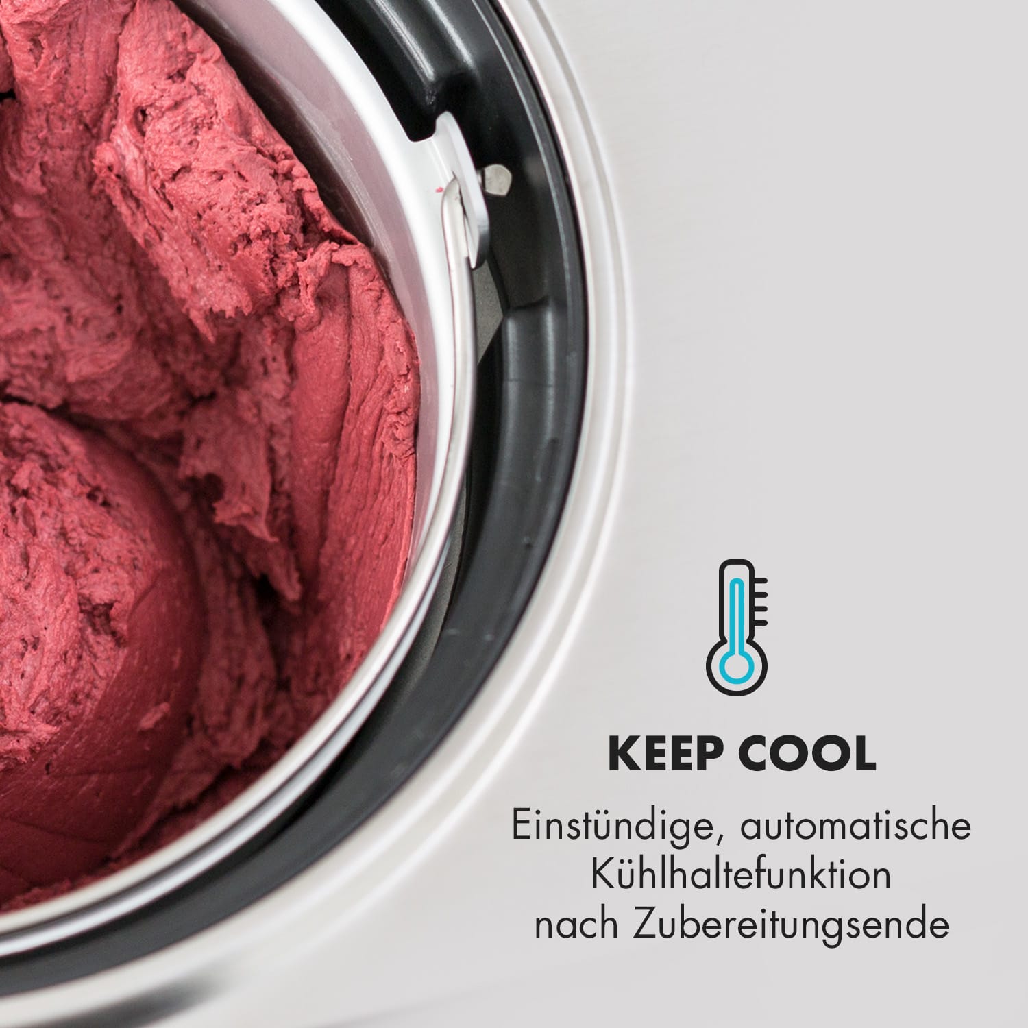 Dolce Bacio Eiscremebereiter Kompressor 2l LCD-Display Touch Edelstahl Nein