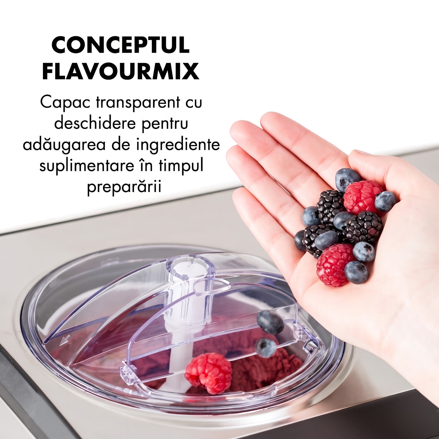 Dolce Bacio, aparat pentru înghețată, compresor, 2l display LCD din oțel inoxidabil Nu