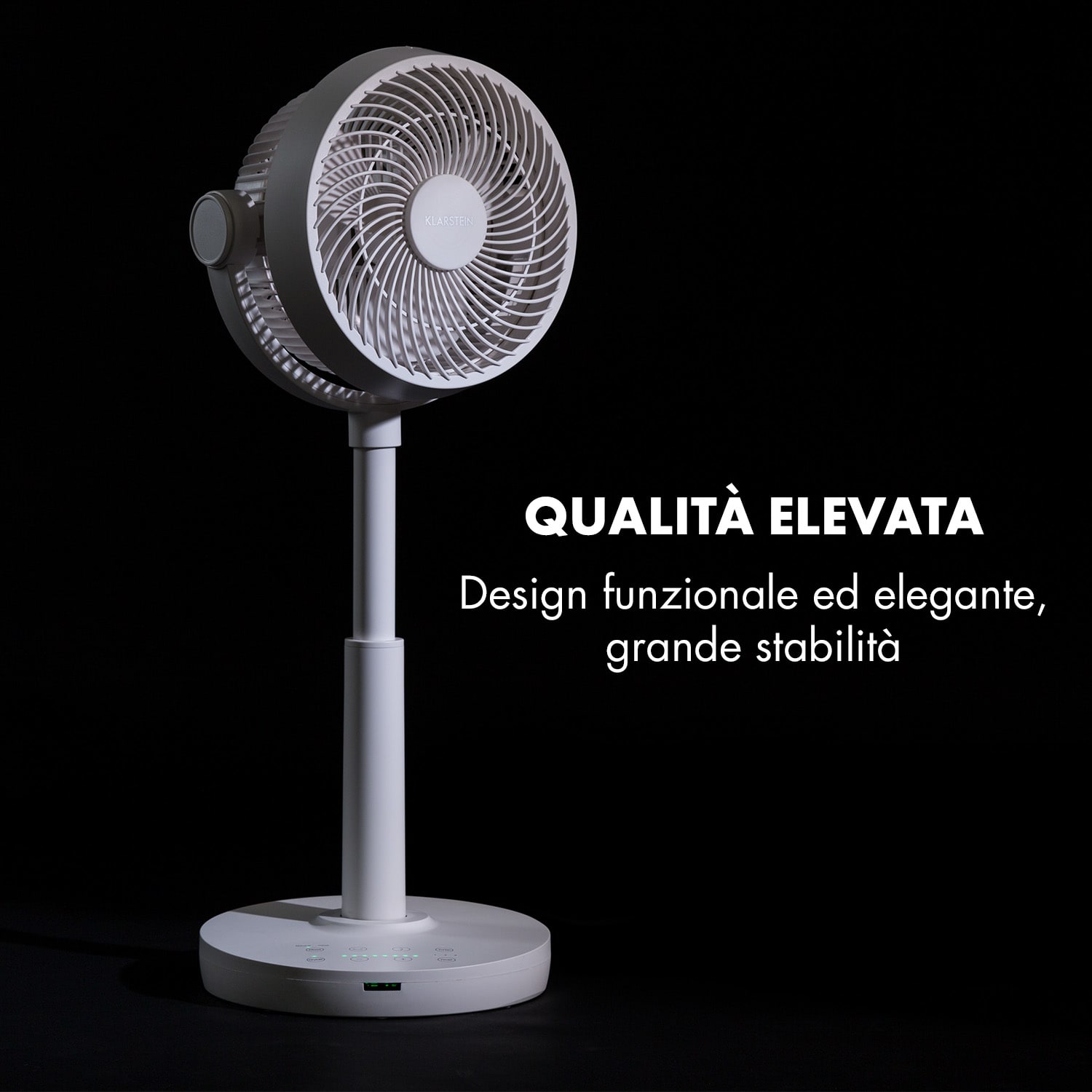 Neo Stream Ventilatore da Pavimento Vario Fresh 3d 30W Whisperflow Bianco Bianco