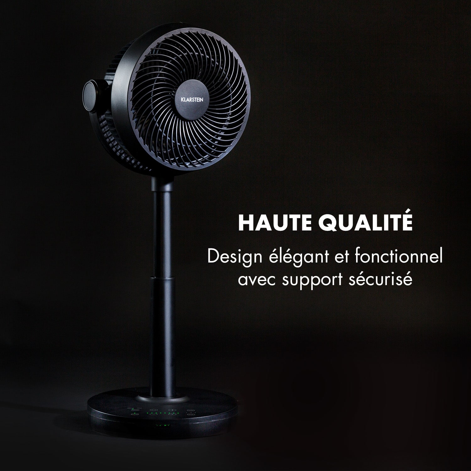 Neo Stream ventilateur sur pied VarioFresh 3D 30W WhisperFlow noir 