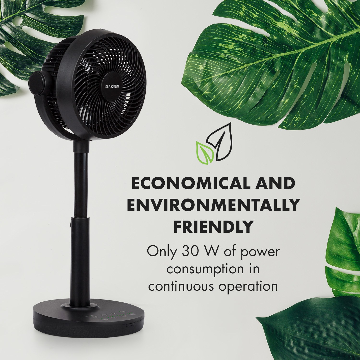 Neo Stream staande ventilator VarioFresh 3D 30W WhisperFlow zwart 