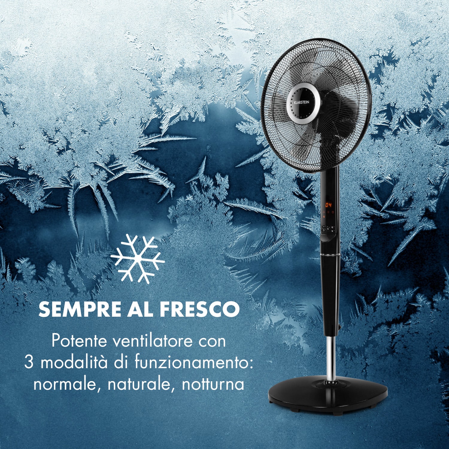 Infinity Storm Ventilatore a Piantana 16" (40 cm) 55 W 3 Modalità Variofresh 