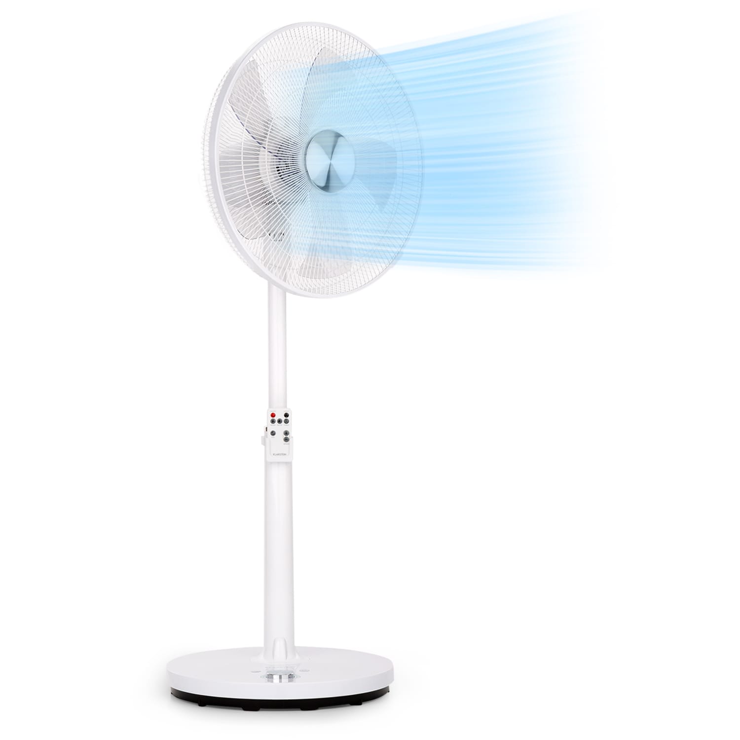 Clear Stream ventilateur sur pied16" 28 W 3120 m³/h Oscillation 90° blanc 