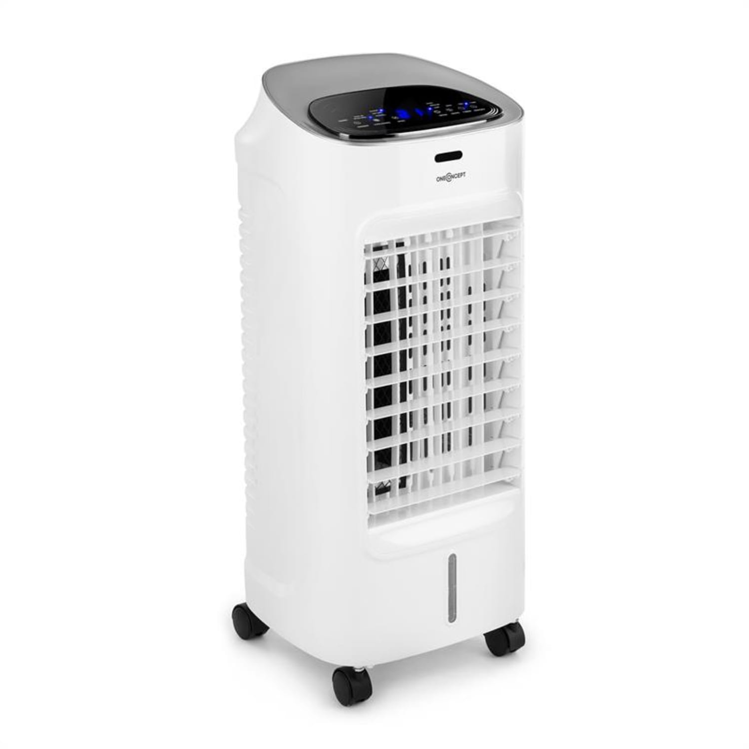 Coolster Climatizador evaporativo 4 en 1 de 60W, 320m³/h, depósito de agua de 4L Blanco 