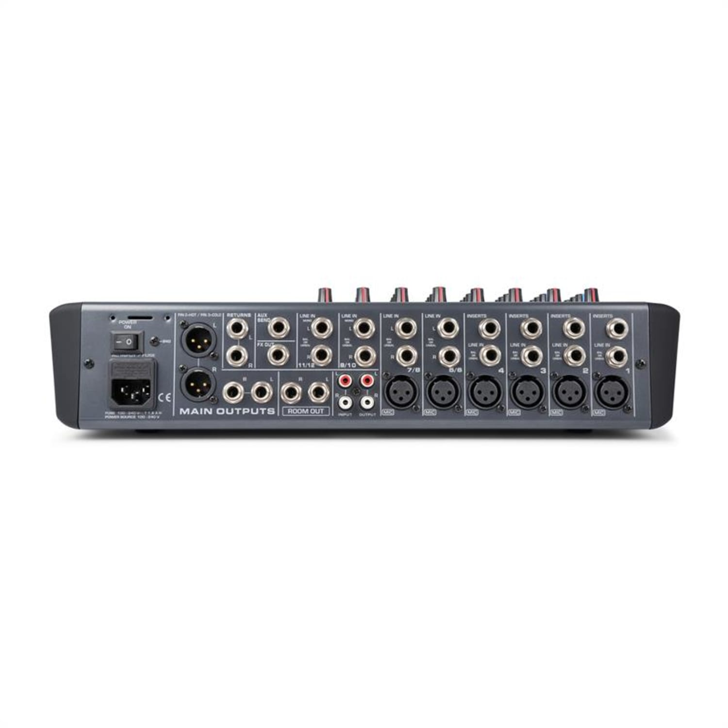 PDM-S1204 12-csatornás keverőpult, DSP/MP3, USB port, BT vevő 